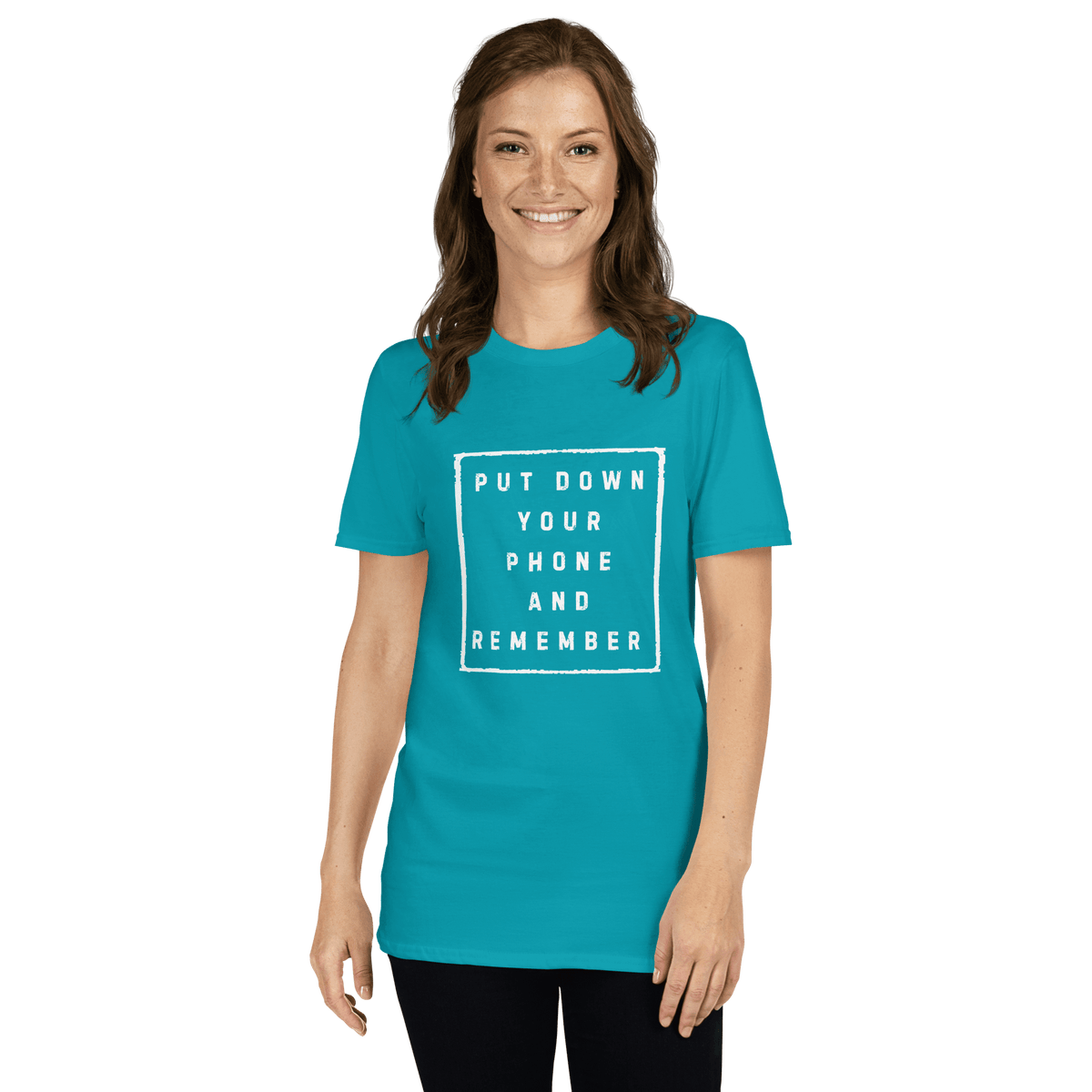 Put down Your Phone And Remember - Short-Sleeve Unisex T-Shirt - Propaganda Department