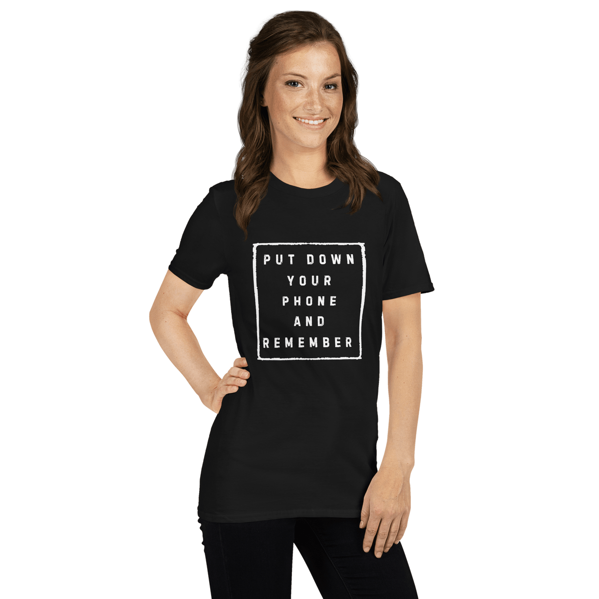 Put down Your Phone And Remember - Short-Sleeve Unisex T-Shirt - Propaganda Department