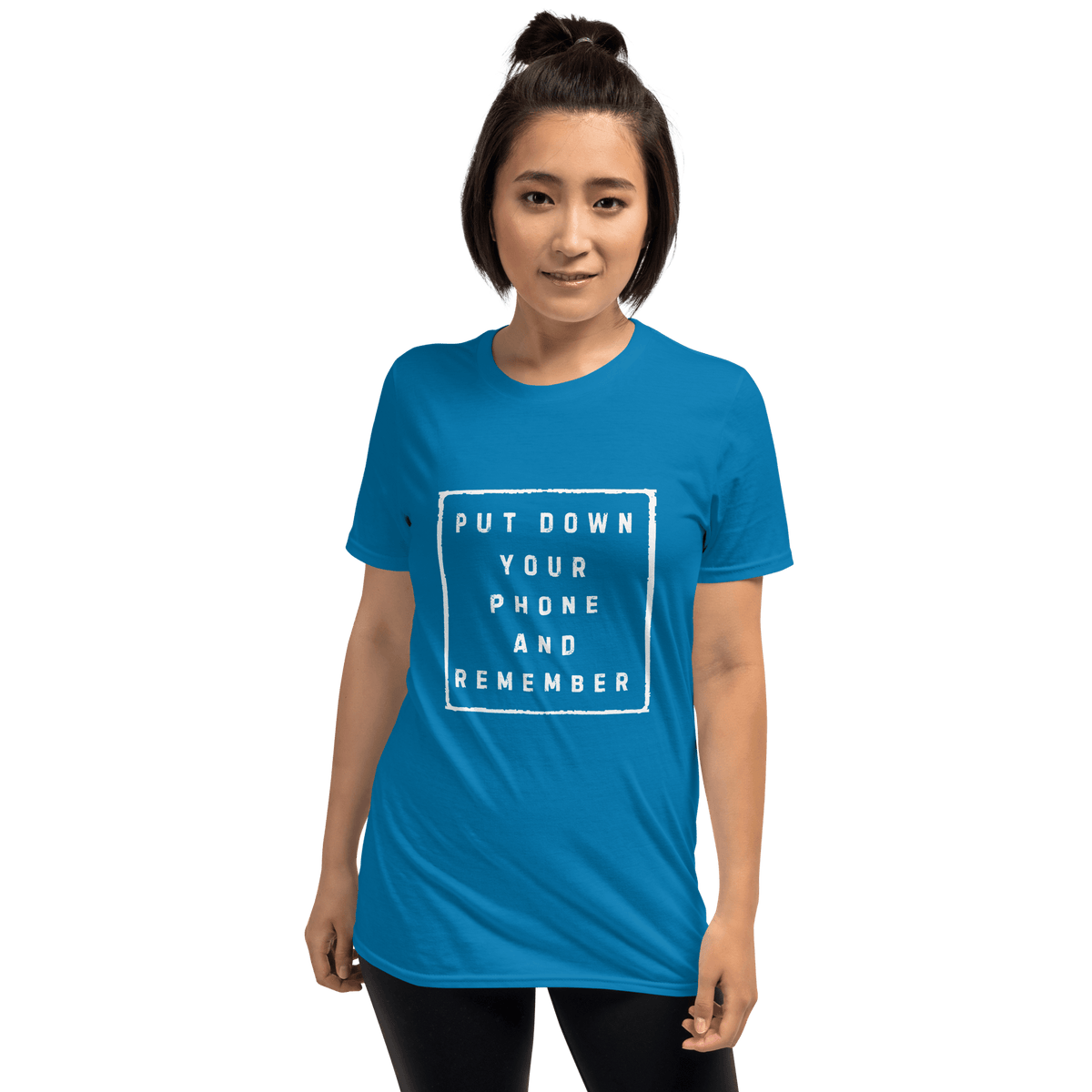 Put down Your Phone And Remember - Short-Sleeve Unisex T-Shirt - Propaganda Department