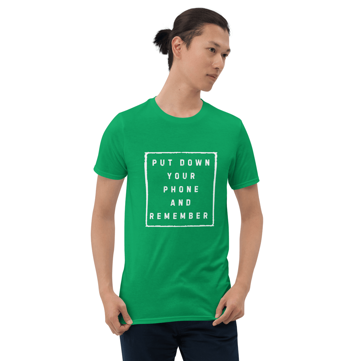 Put down Your Phone And Remember - Short-Sleeve Unisex T-Shirt - Propaganda Department
