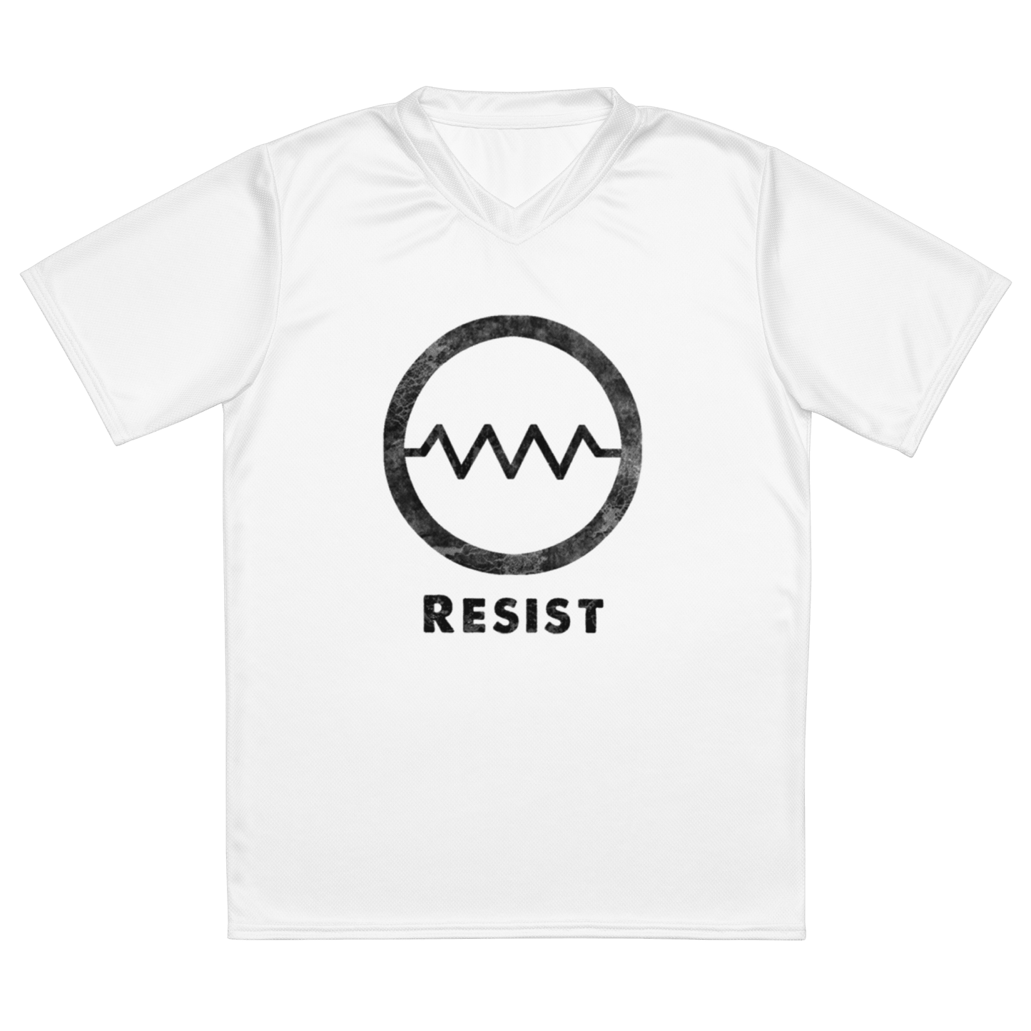 Resist Political Art Recycled Unisex Sports Jersey