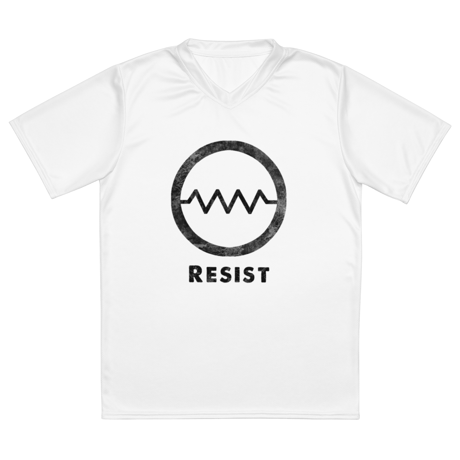 Resist Political Art Recycled Unisex Sports Jersey