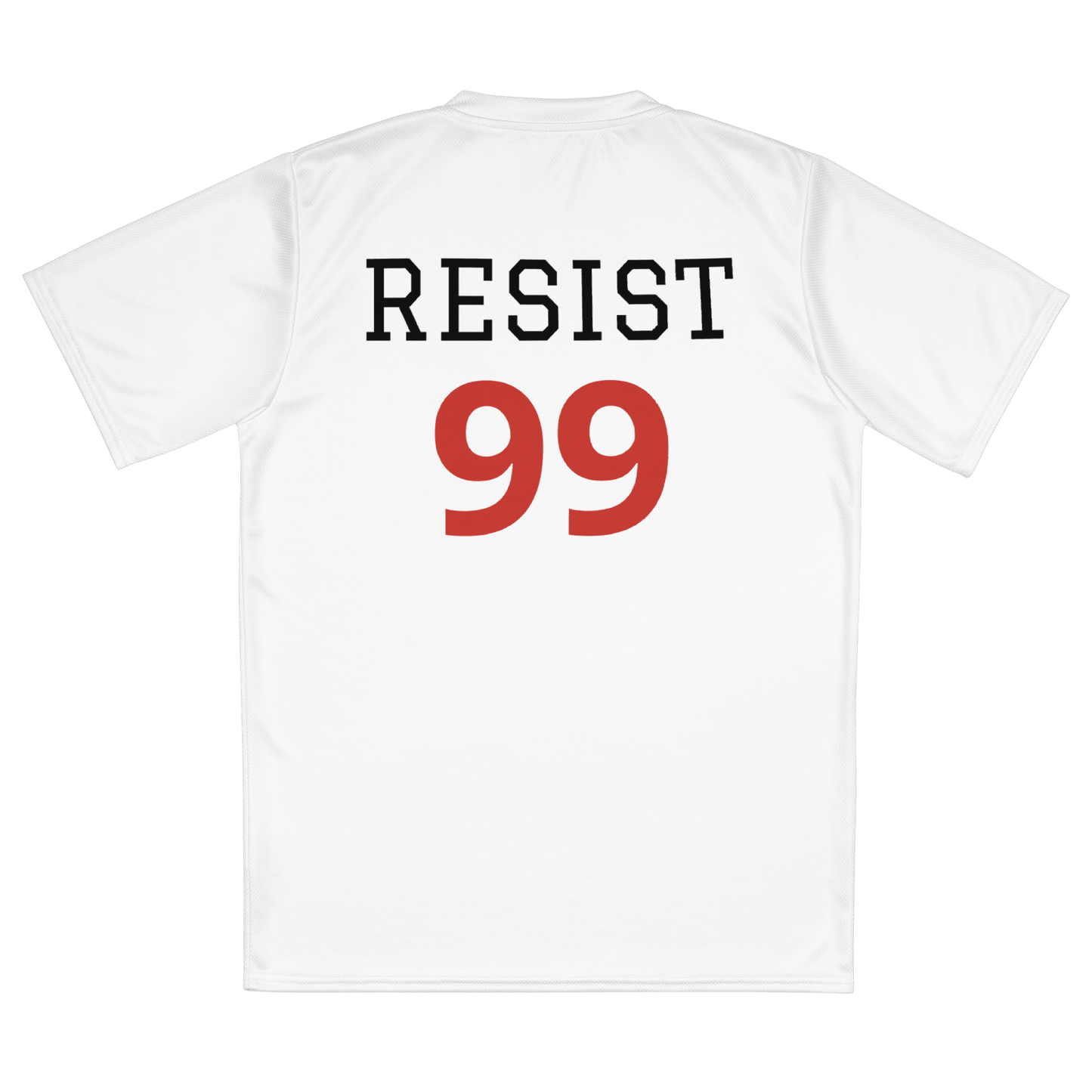 Resist - Recycled unisex sports jersey - Propaganda Department