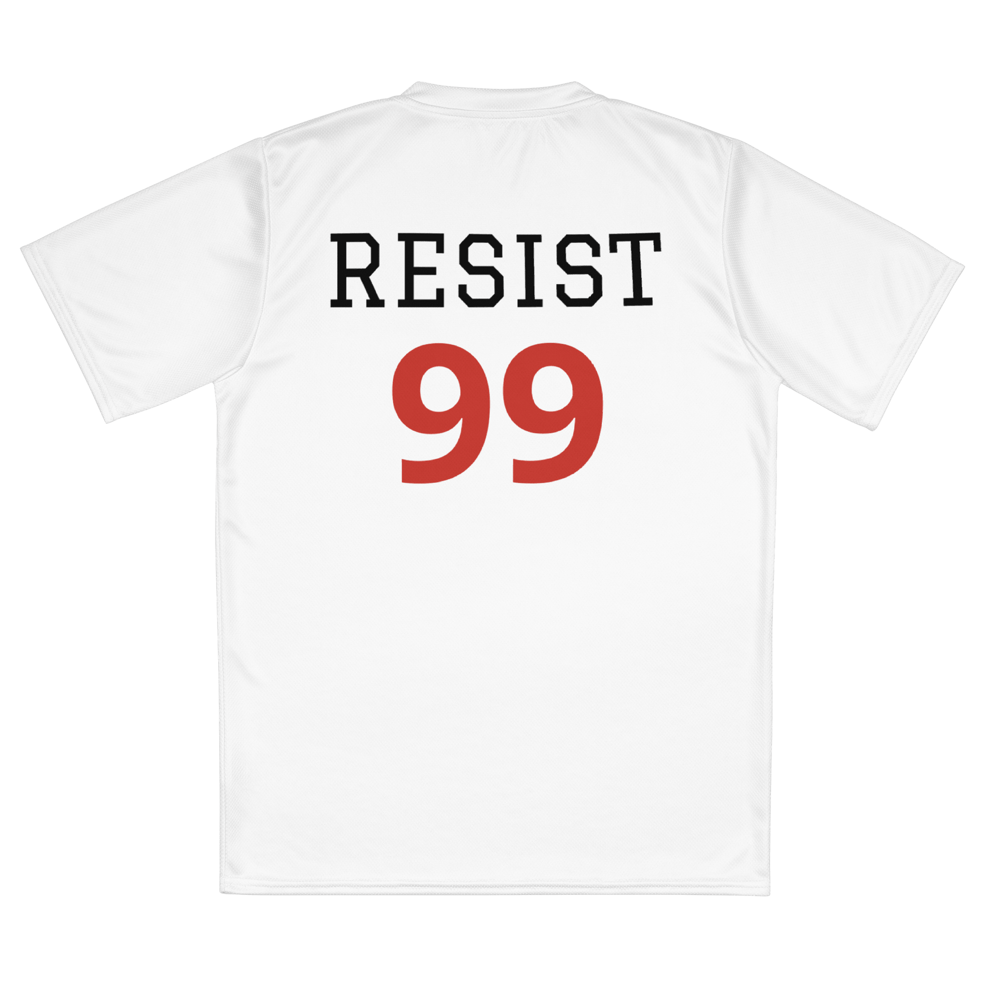 Resist - Recycled unisex sports jersey - Propaganda Department