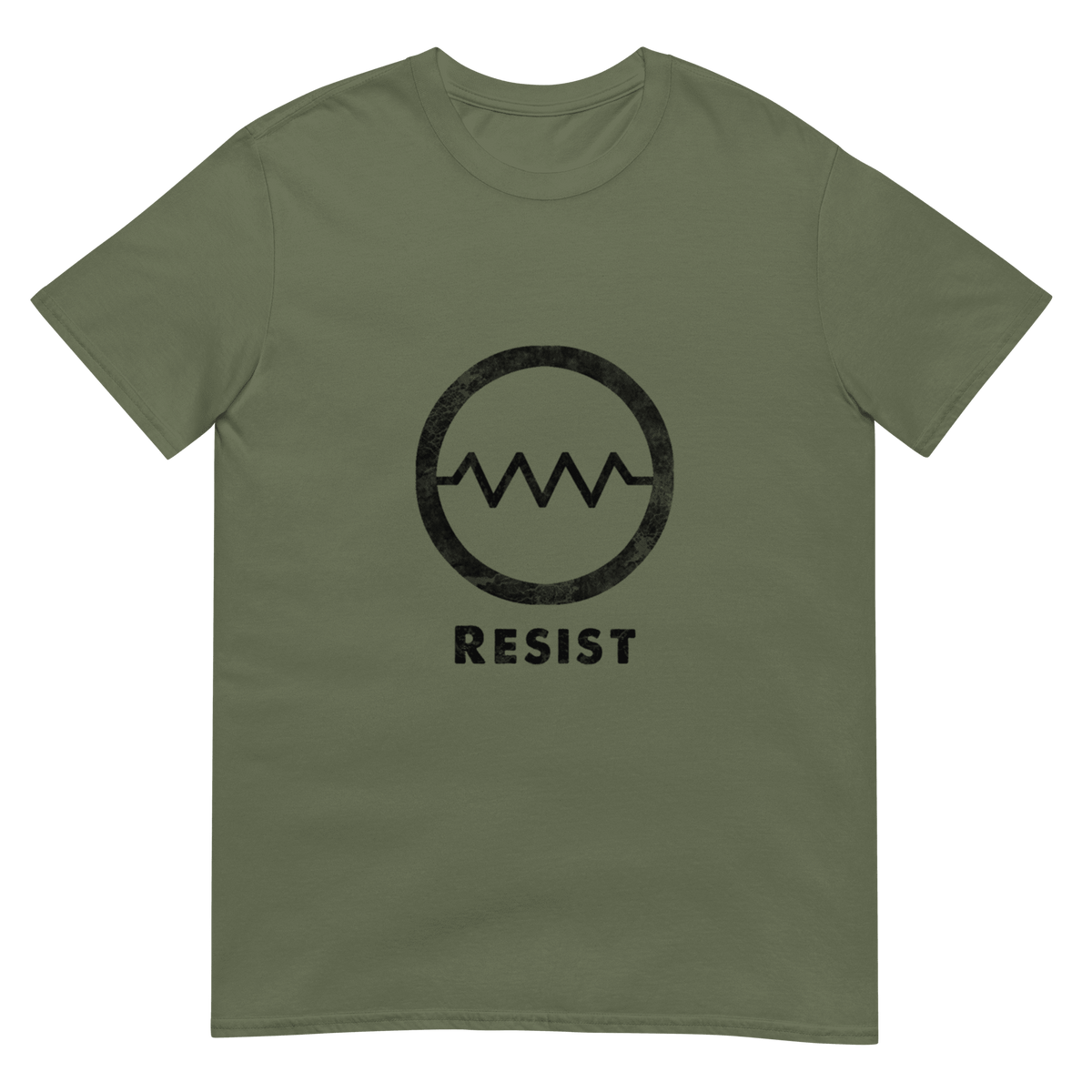 Resist Electric Symbol Political Unisex T-Shirt