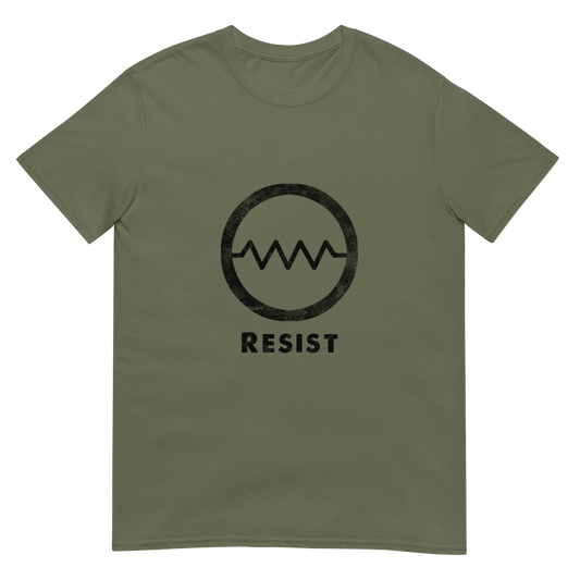 Resist Electric Symbol Political Unisex T-Shirt