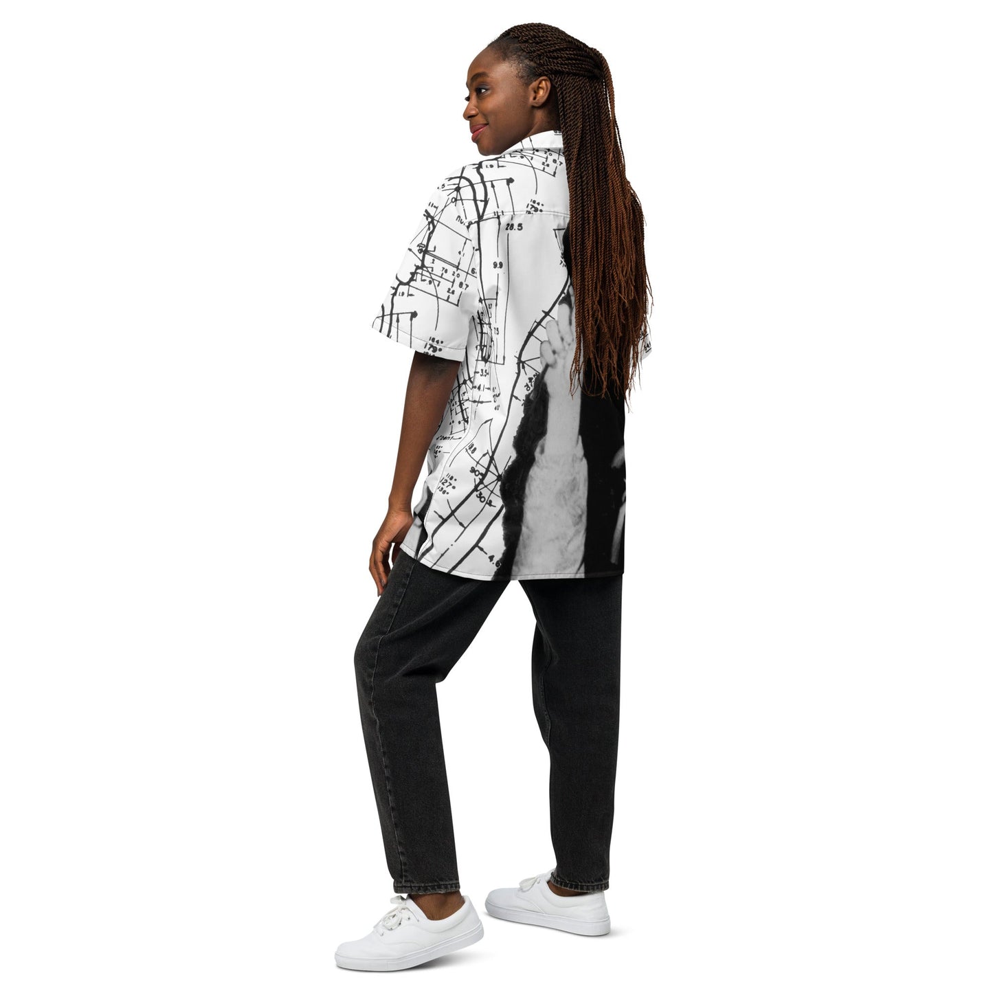 Peter Kennard Rose Diagrams - Unisex button shirt - Propaganda Department
