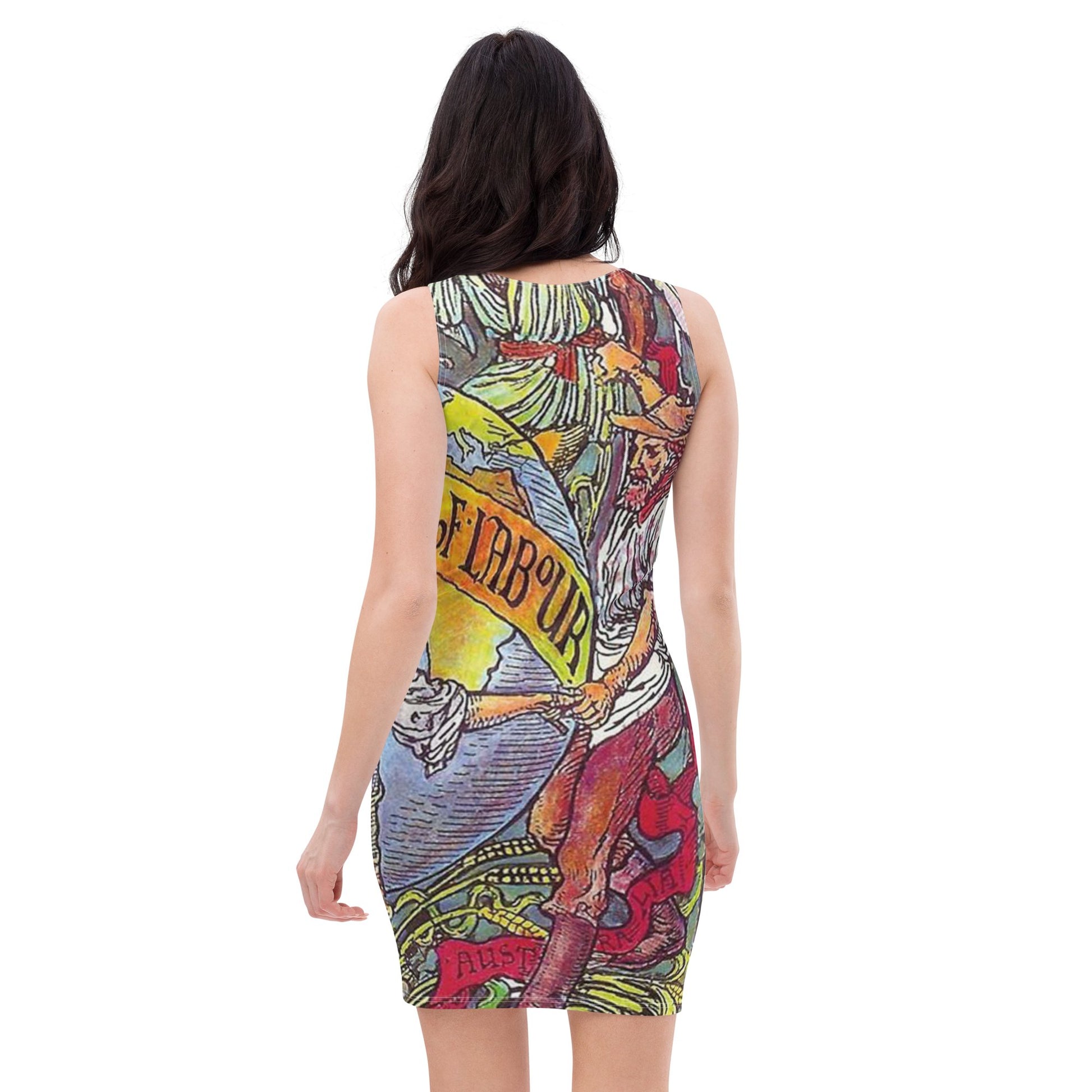 Solidarity - Walter Crane design Bodycon dress - Propaganda Department