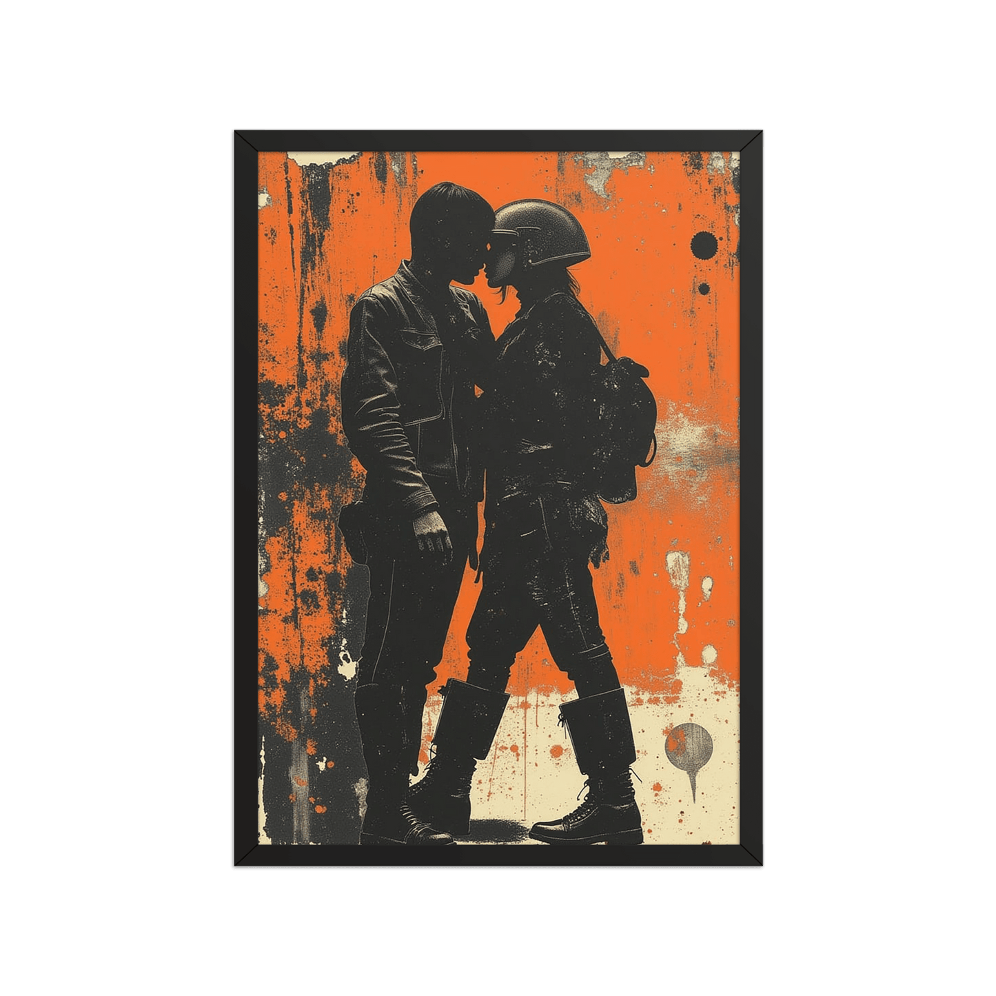 Together : Partisan Faction Framed Print - Propaganda Department