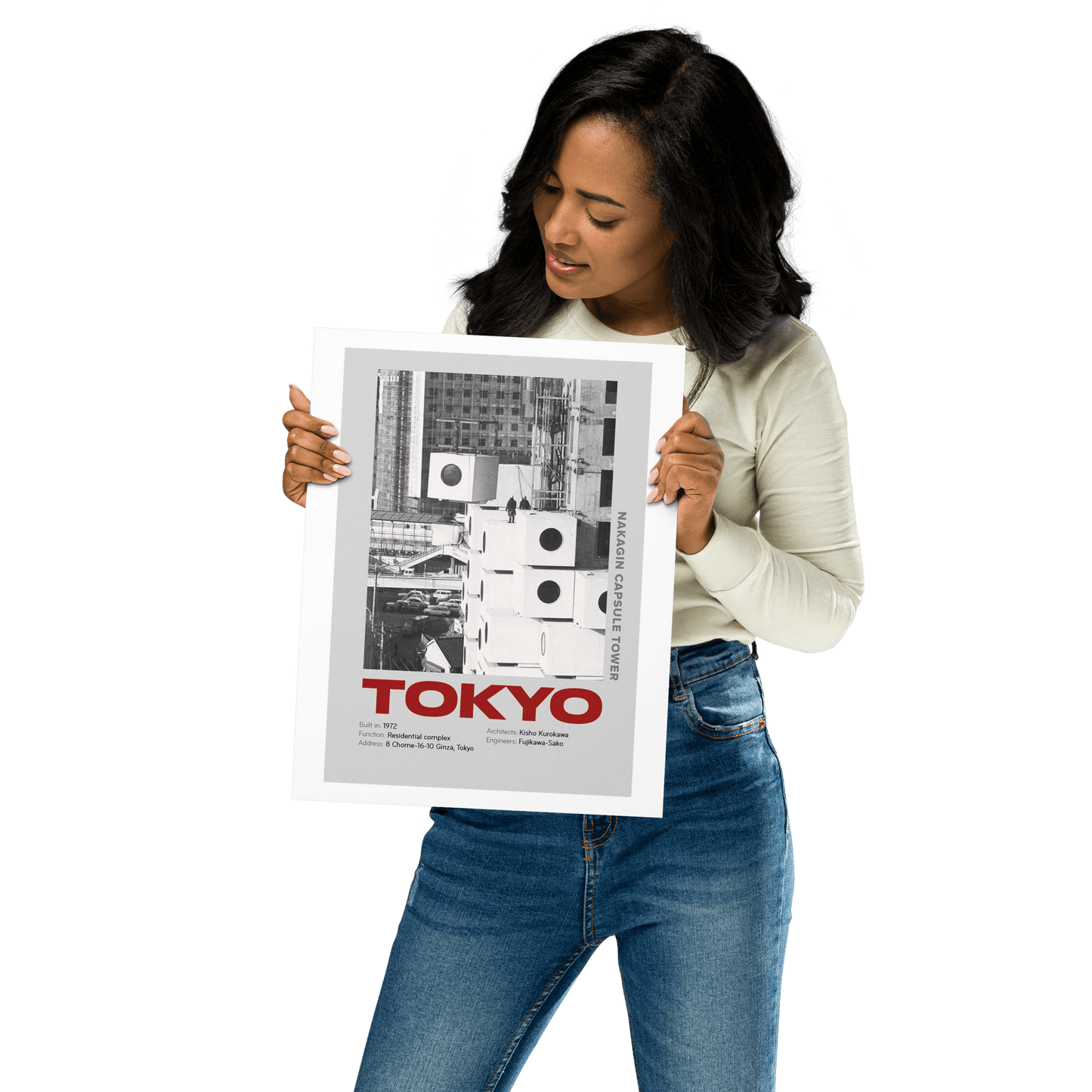 Tokyo Nakagin Capsule Tower 1972 Metabolist Poster - Print - Propaganda Department