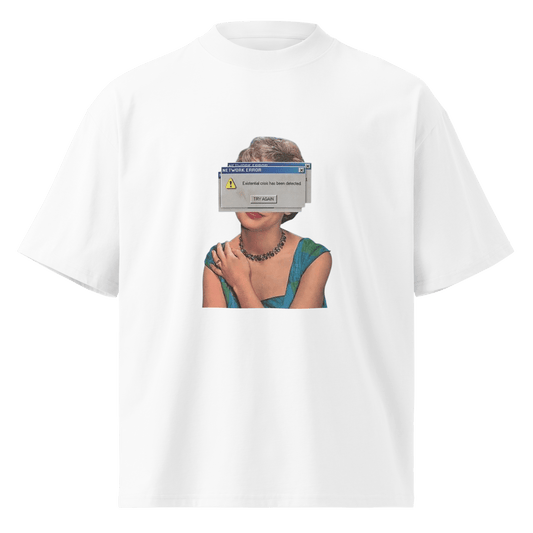 Try Again Existential Crisis Organic Oversized Tee