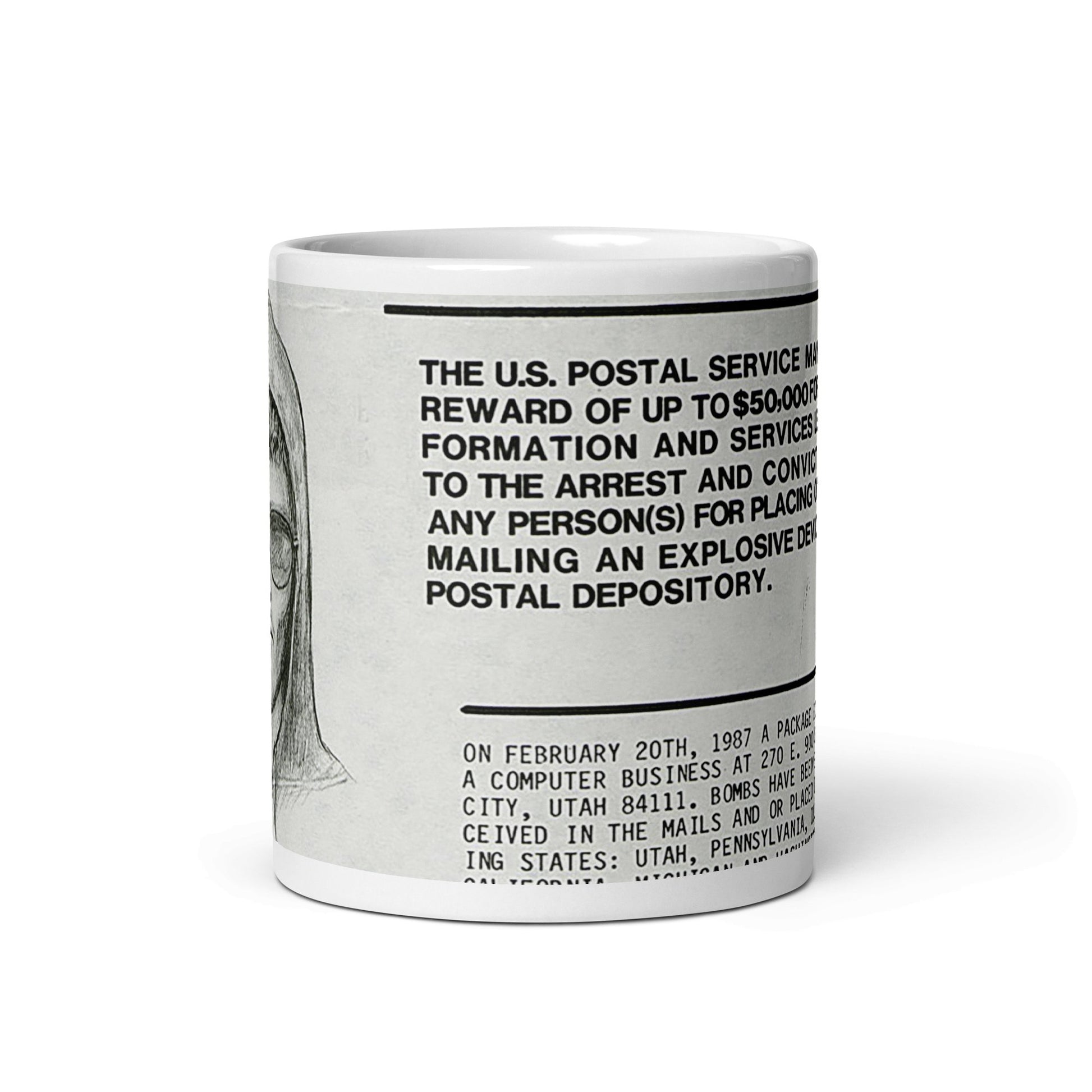Unabomber Wanted Poster Mug - Propaganda Department