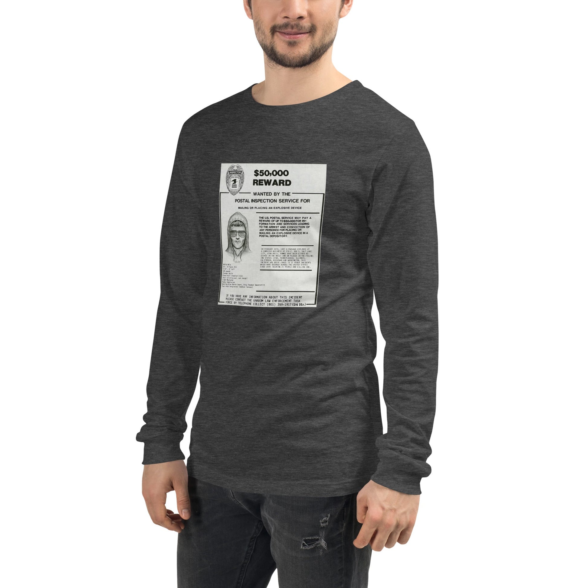 Unabomber - Unisex Long Sleeve Tee - Propaganda Department