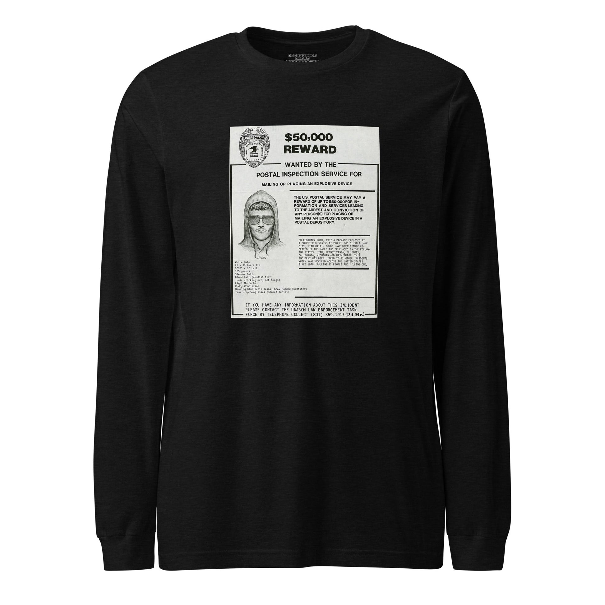 Unabomber - Unisex Long Sleeve Tee - Propaganda Department
