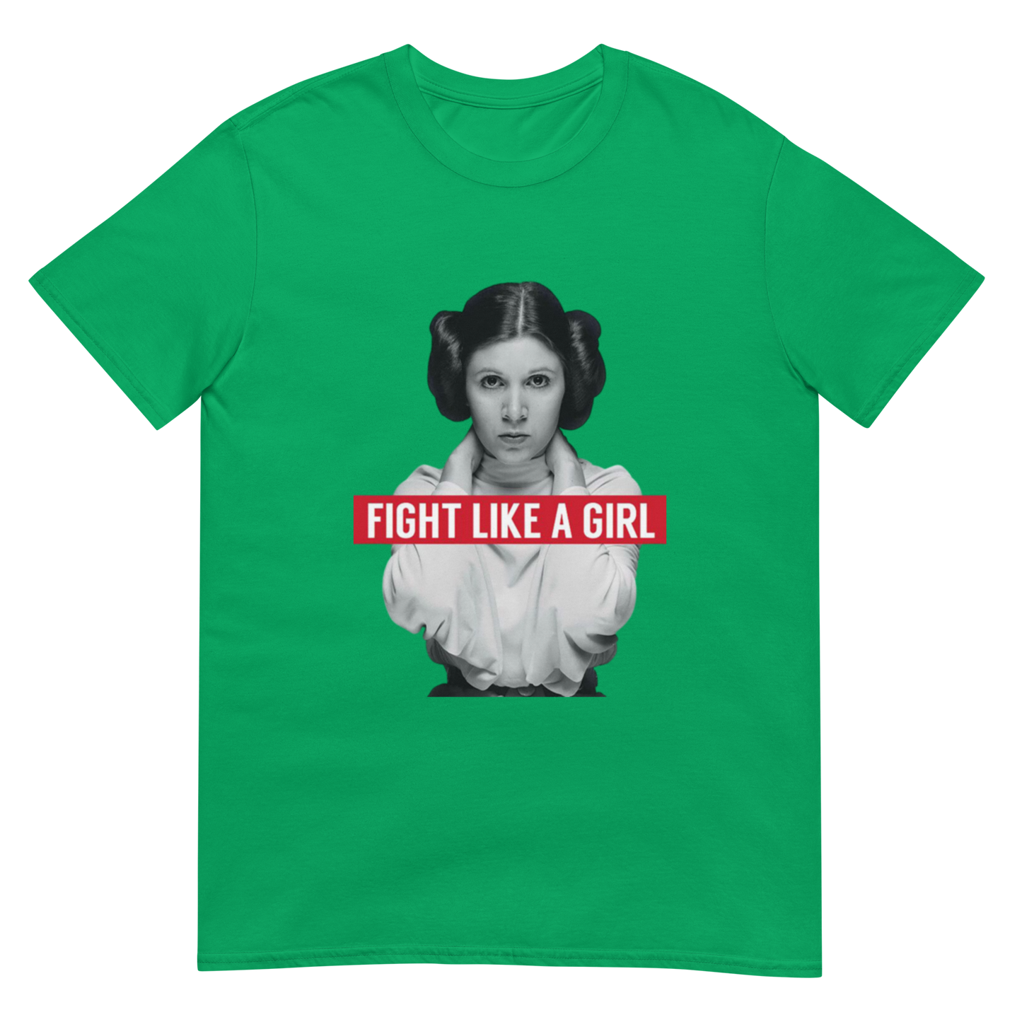 Fight Like a Girl - Princess Leia Short-Sleeve Unisex T-Shirt