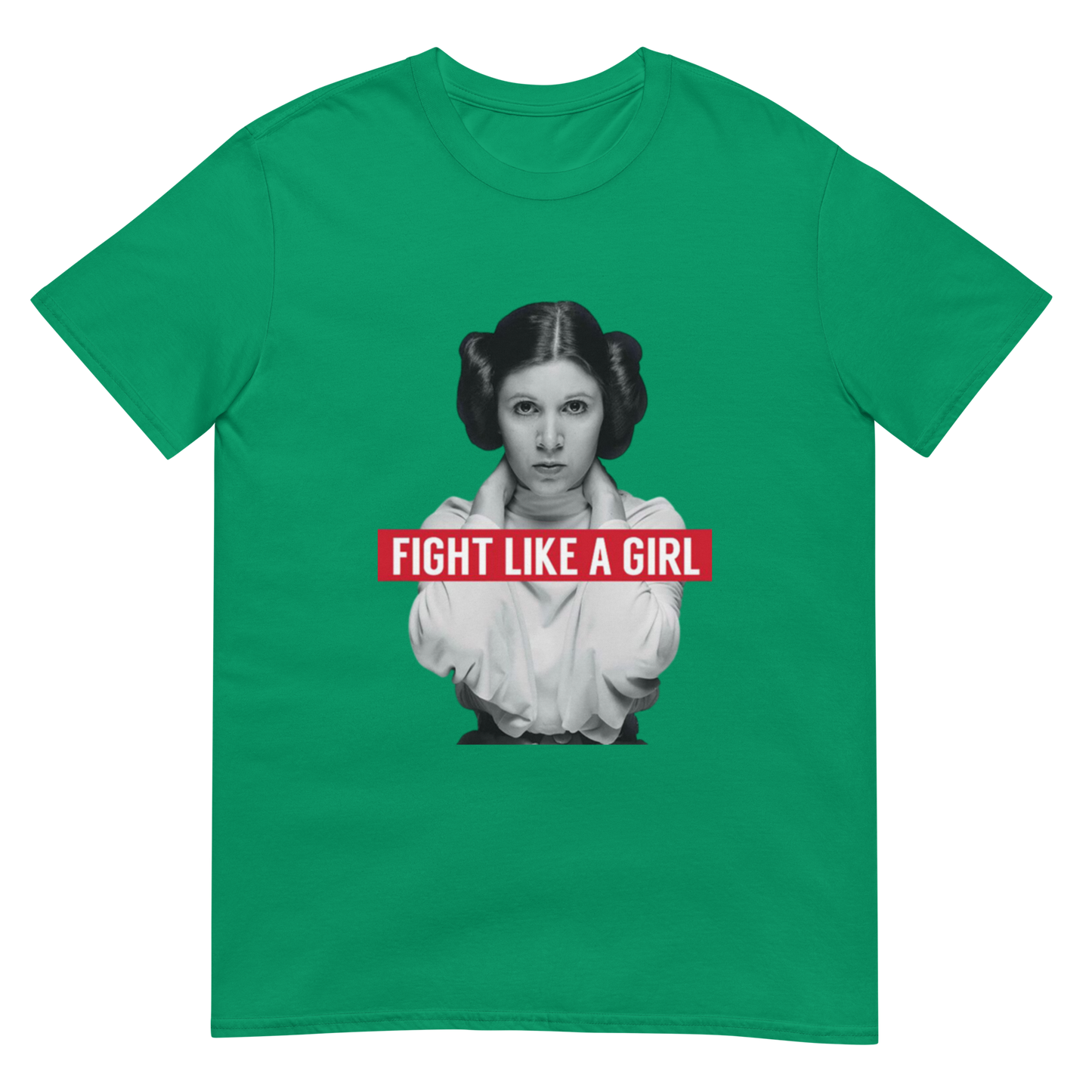 Fight Like a Girl - Princess Leia Short-Sleeve Unisex T-Shirt