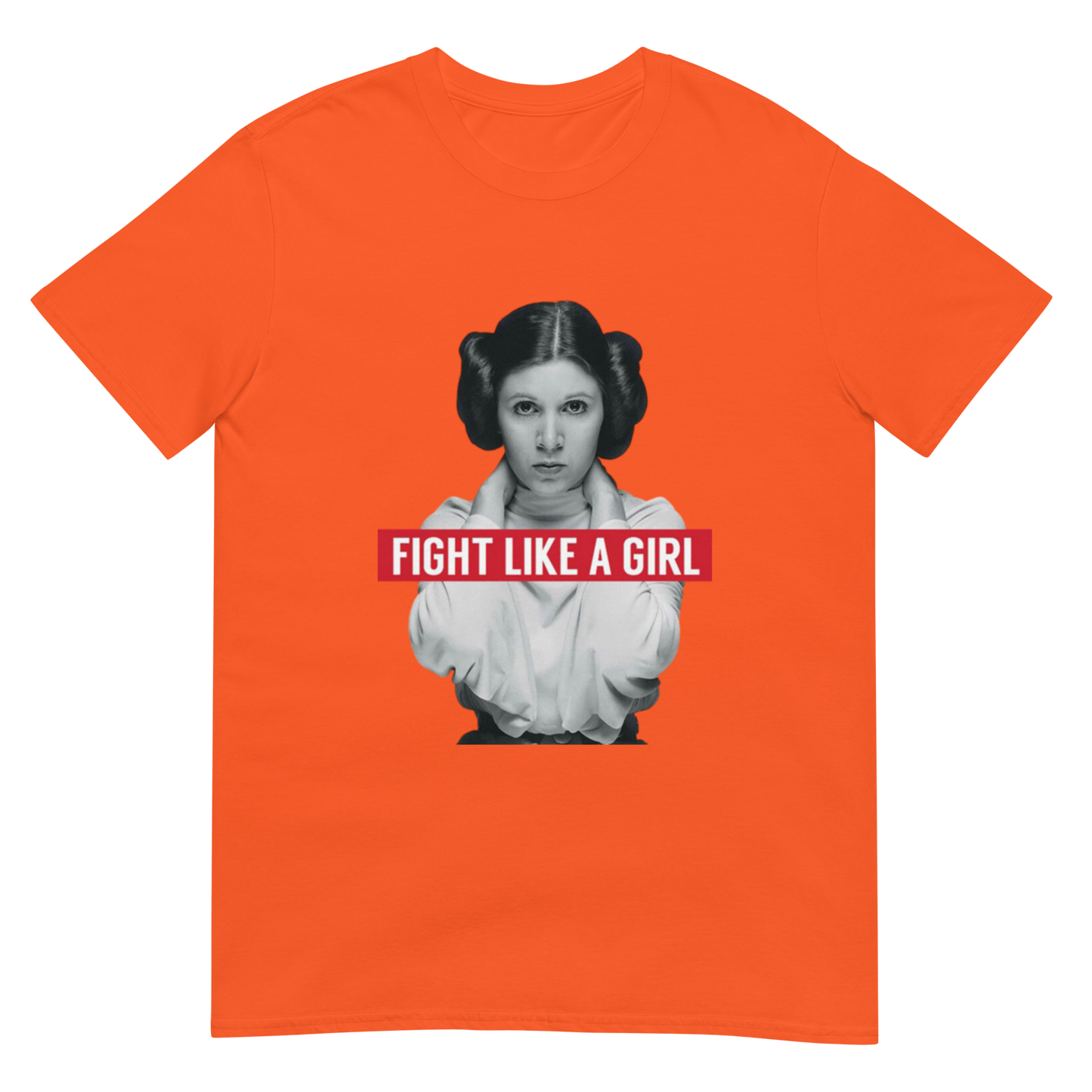 Fight Like a Girl - Princess Leia Short-Sleeve Unisex T-Shirt