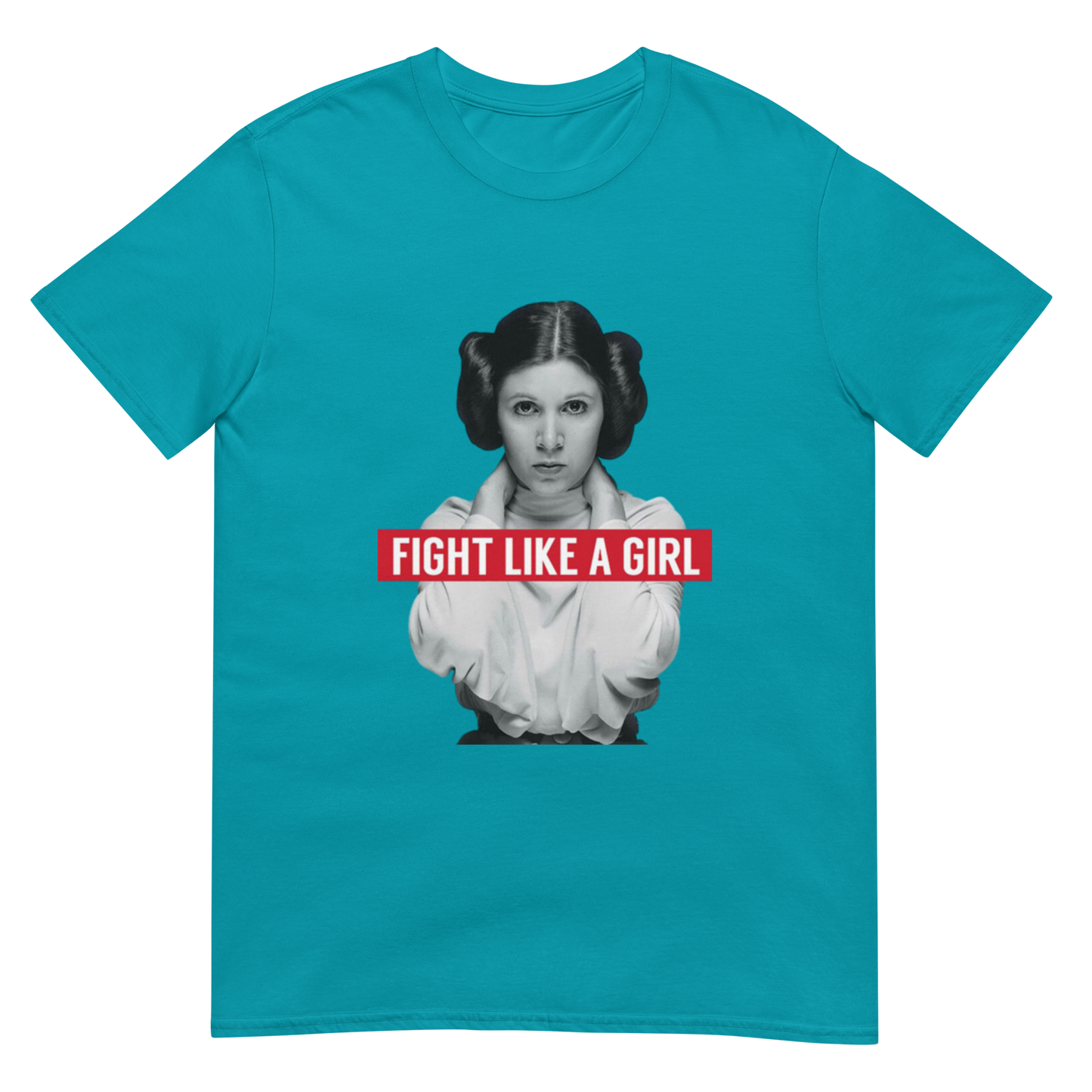 Fight Like a Girl - Princess Leia Short-Sleeve Unisex T-Shirt