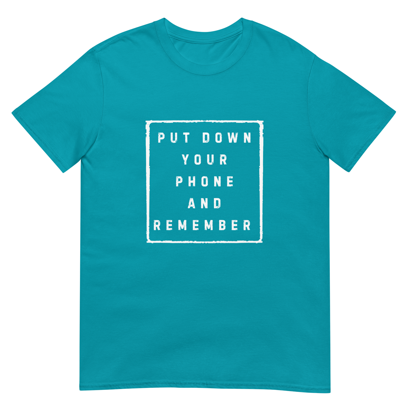Put down Your Phone And Remember - Short-Sleeve Unisex T-Shirt
