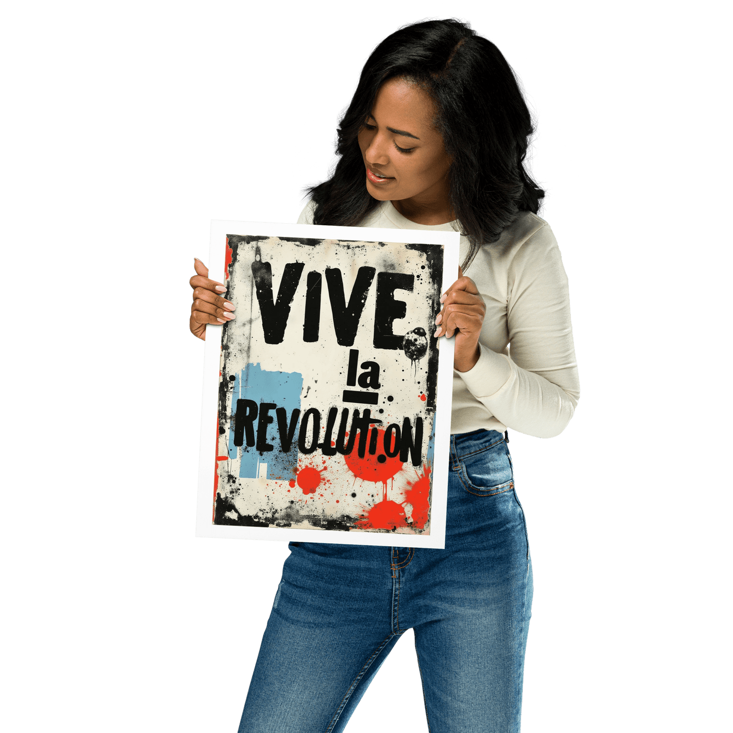 Partisan Faction 'Vive La Révolution' Framed Print - Propaganda Department