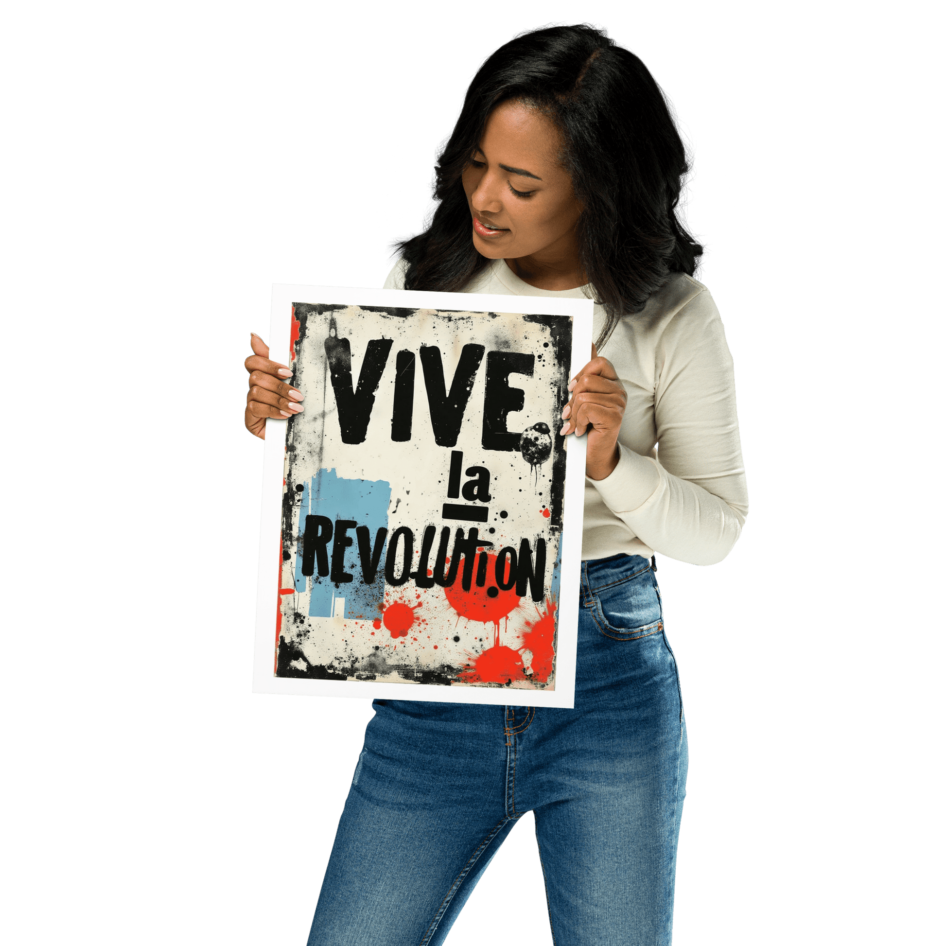 Partisan Faction 'Vive La Révolution' Framed Print - Propaganda Department