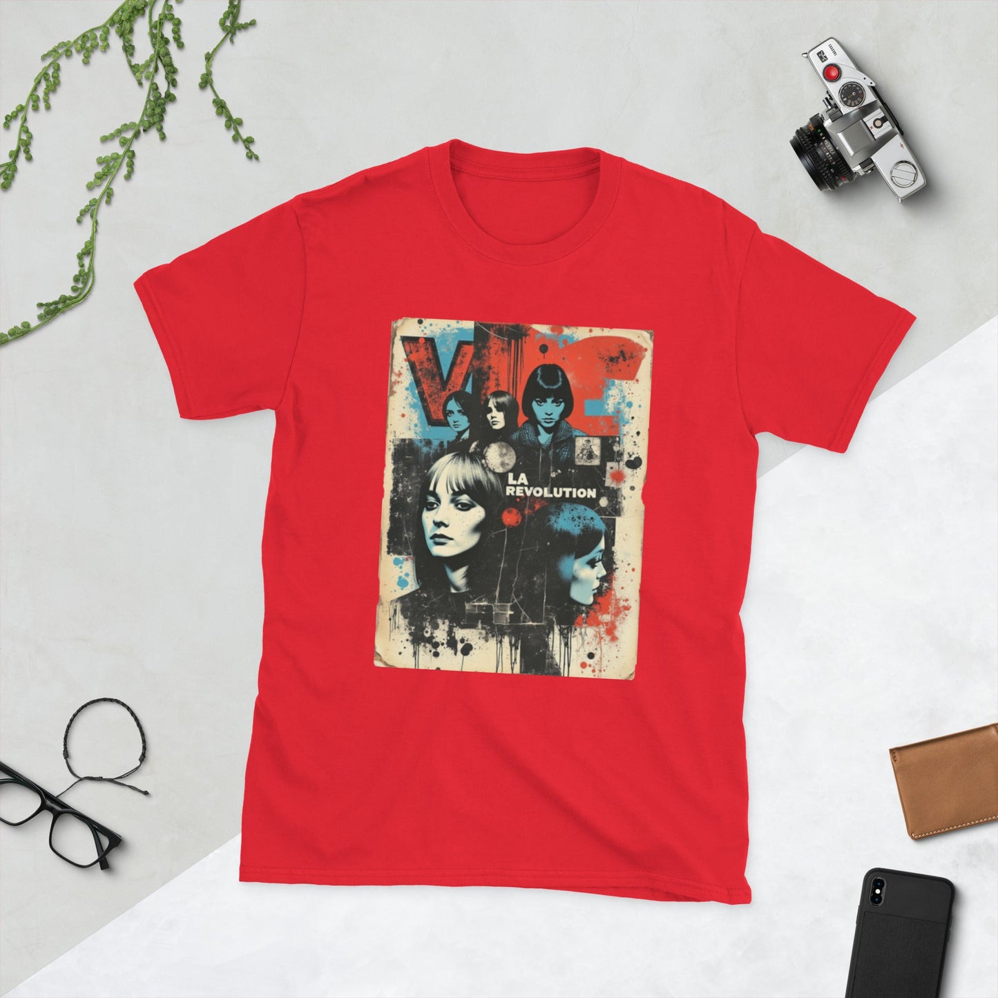 Vive La Révolution unisex t-shirt alt, May 1968 protest fashion, Pen vs Sword