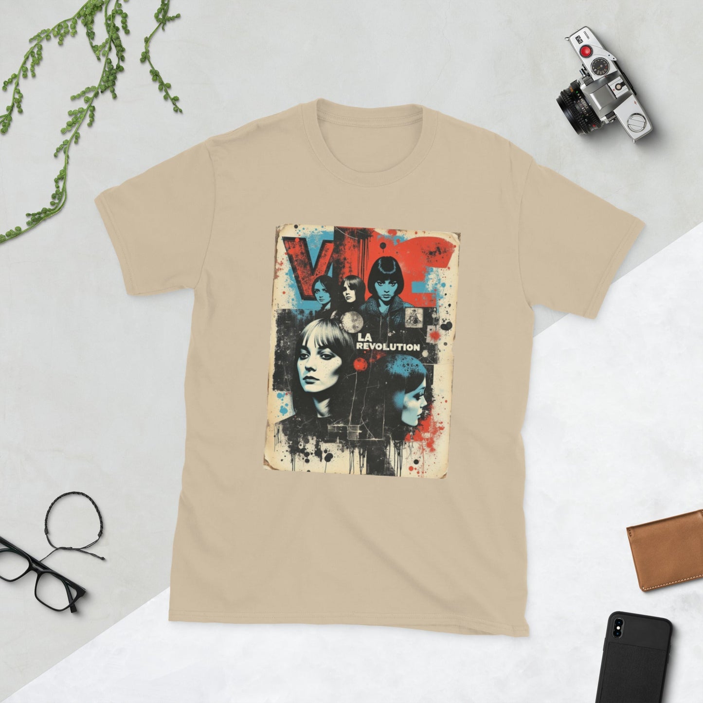 Vive La Révolution unisex t-shirt alt, May 1968 protest fashion, Pen vs Sword