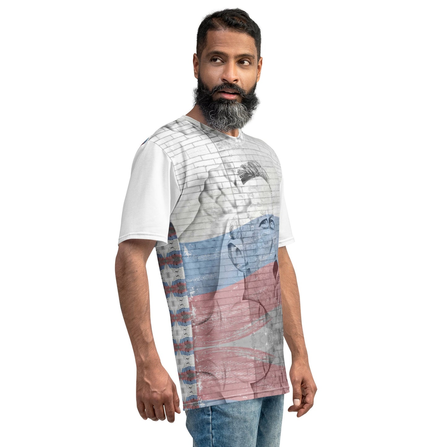 Alexei Navalny All - Over Print Men's Crew Neck T-Shirt - Propaganda Department