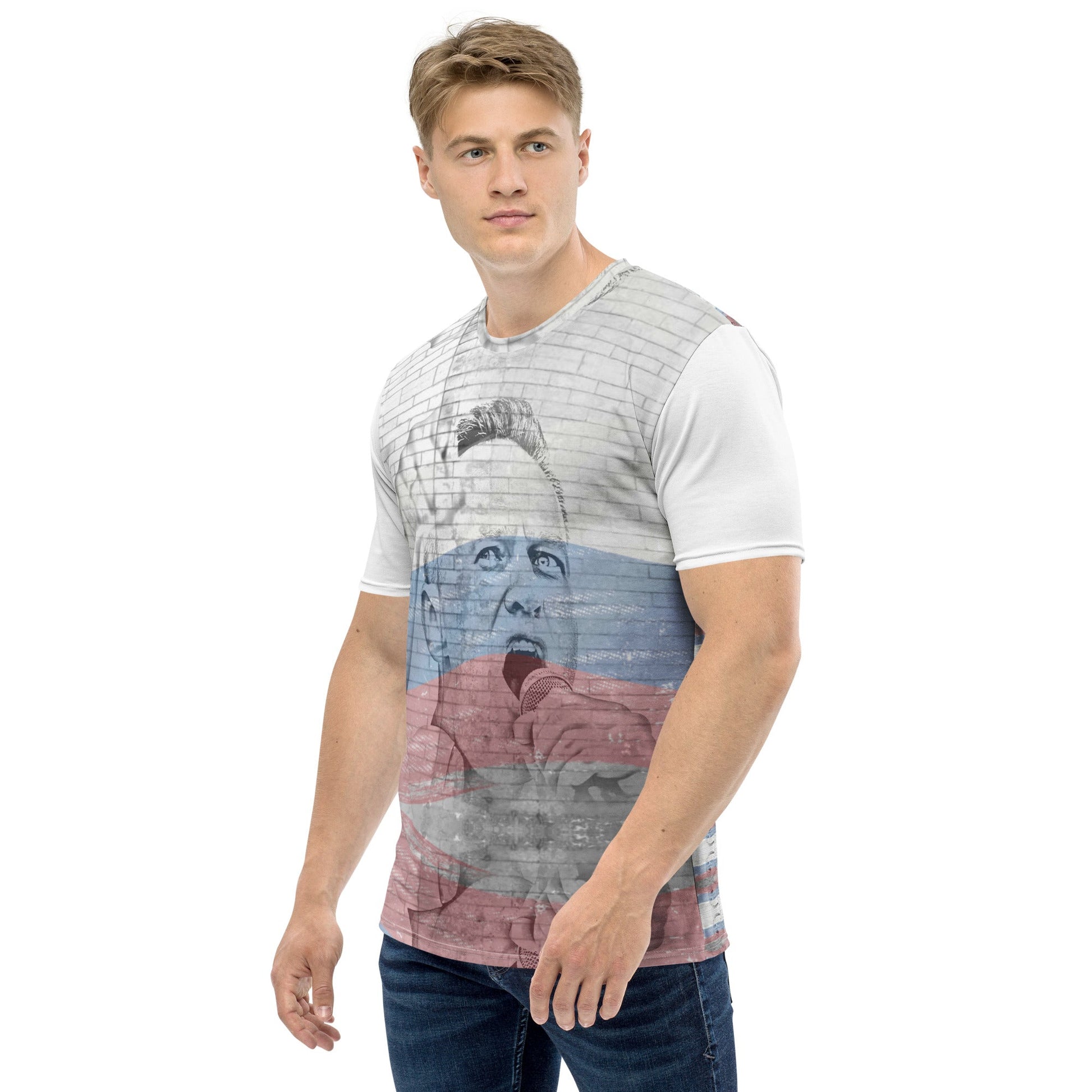 Alexei Navalny All - Over Print Men's Crew Neck T-Shirt - Propaganda Department