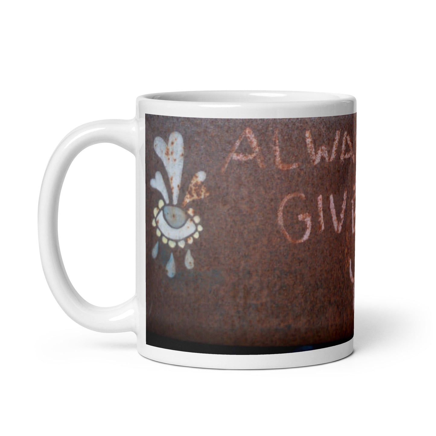 Always Give What You Can Graffiti Mug - Propaganda Department