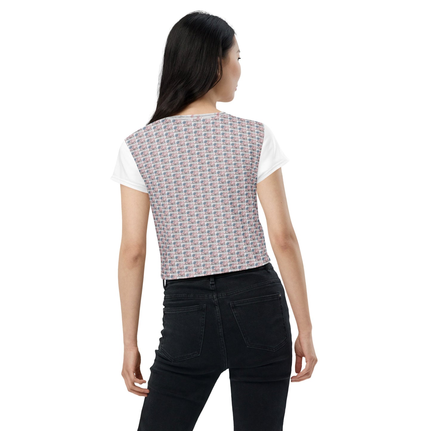 Angela Davis All - Over Print Crop T-Shirt - Propaganda Department