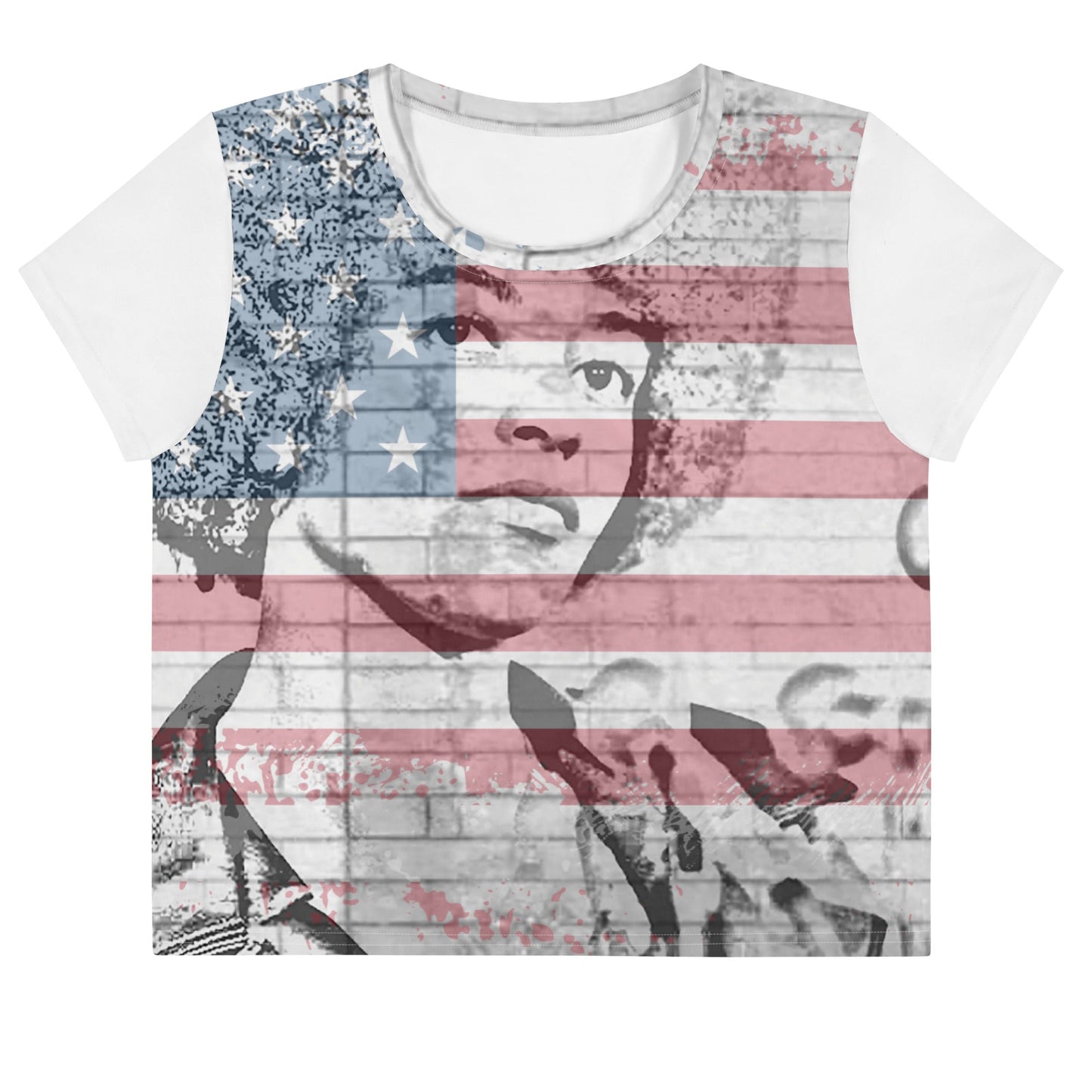 Angela Davis All - Over Print Crop T-Shirt - Propaganda Department