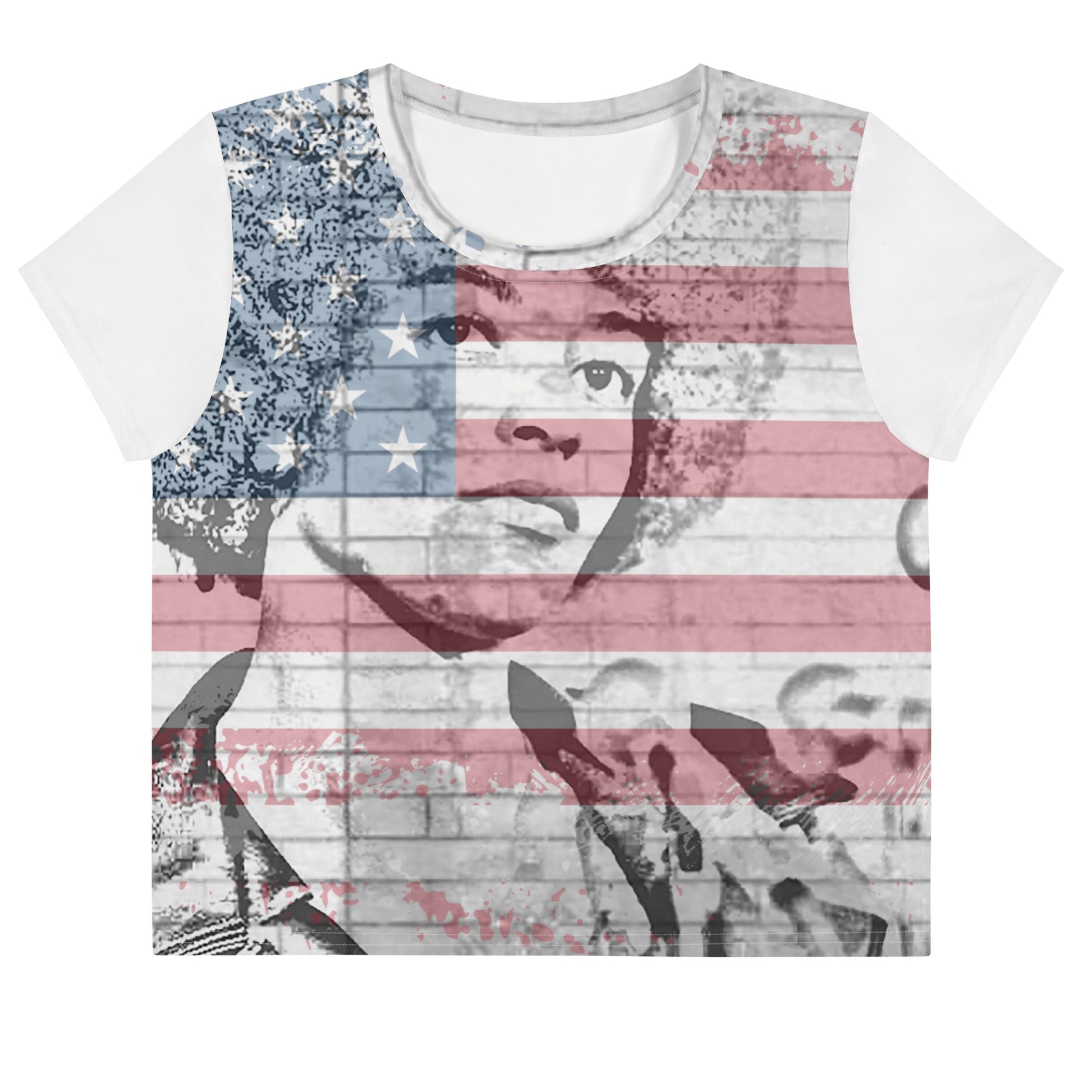 Angela Davis All - Over Print Crop T-Shirt - Propaganda Department