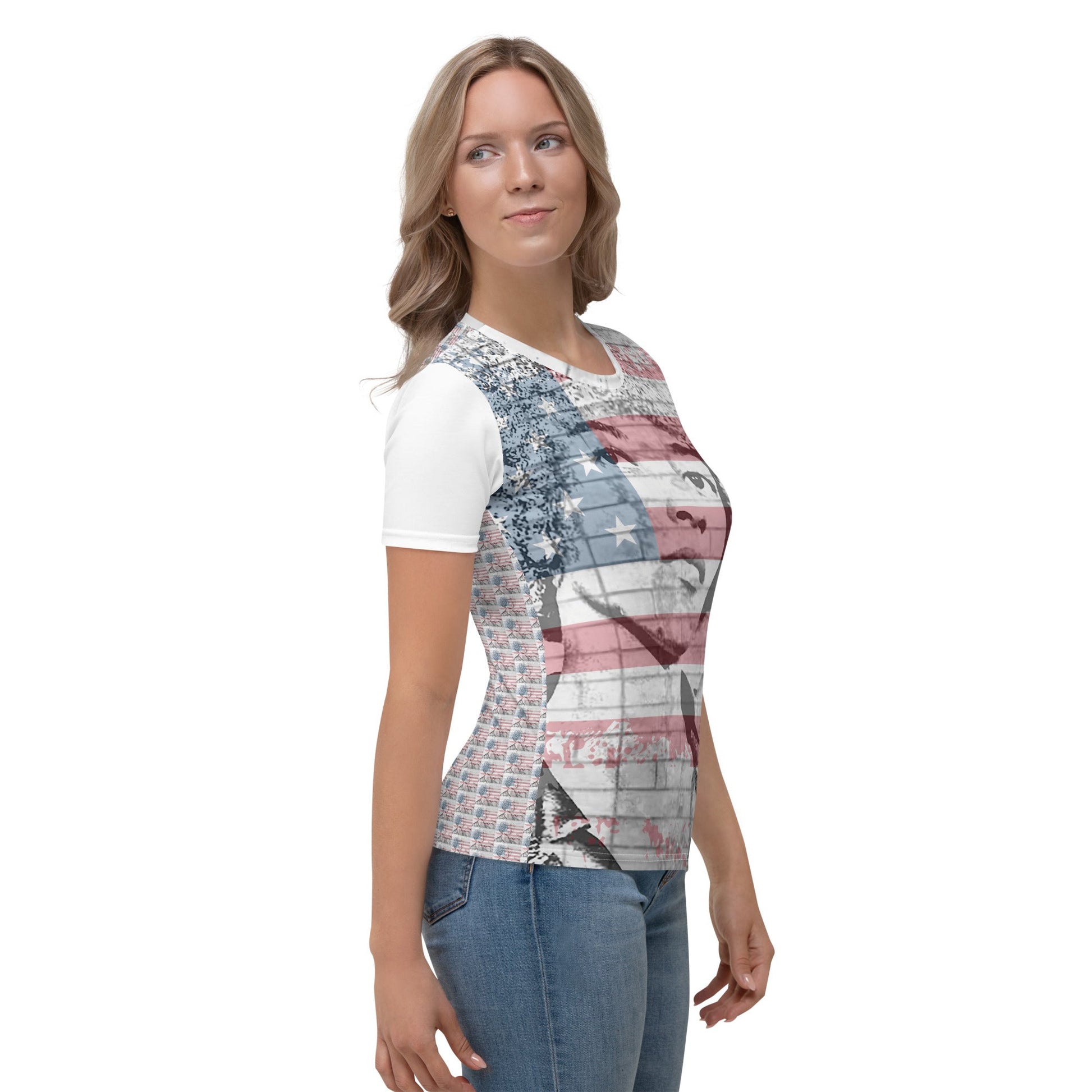 Angela Davis All - Over Print Women's T-shirt - Propaganda Department