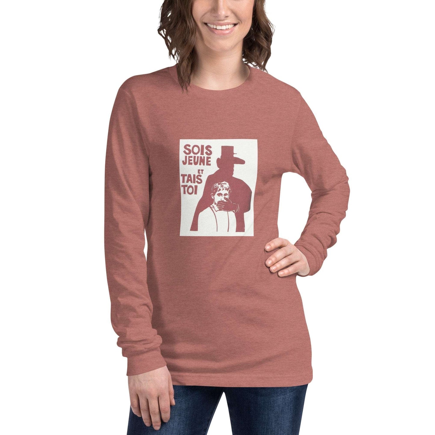 May 1968 Be Young and Shut Up - Unisex Long Sleeve Tee - Propaganda Department