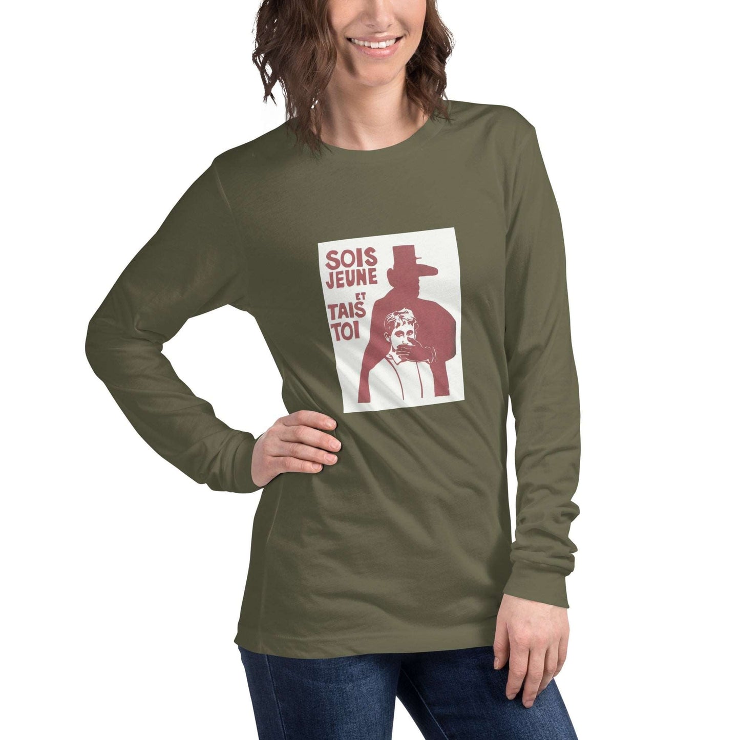 May 1968 Be Young and Shut Up - Unisex Long Sleeve Tee - Propaganda Department