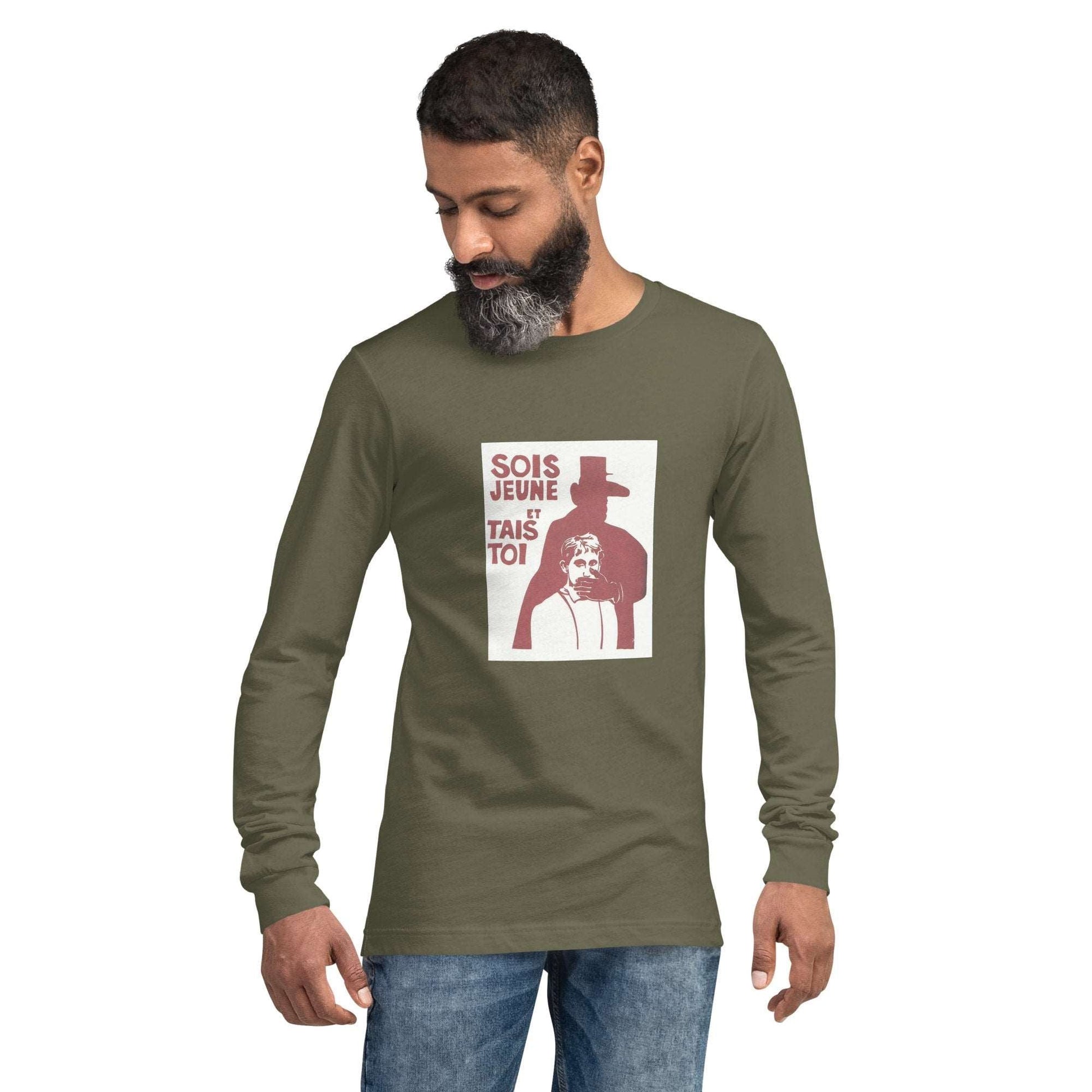 May 1968 Be Young and Shut Up - Unisex Long Sleeve Tee - Propaganda Department