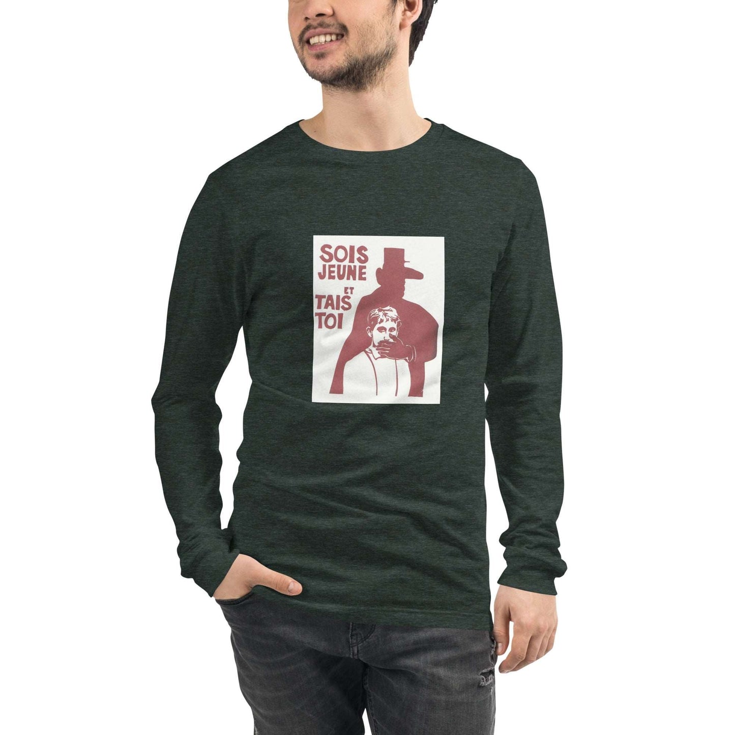 May 1968 Be Young and Shut Up - Unisex Long Sleeve Tee - Propaganda Department