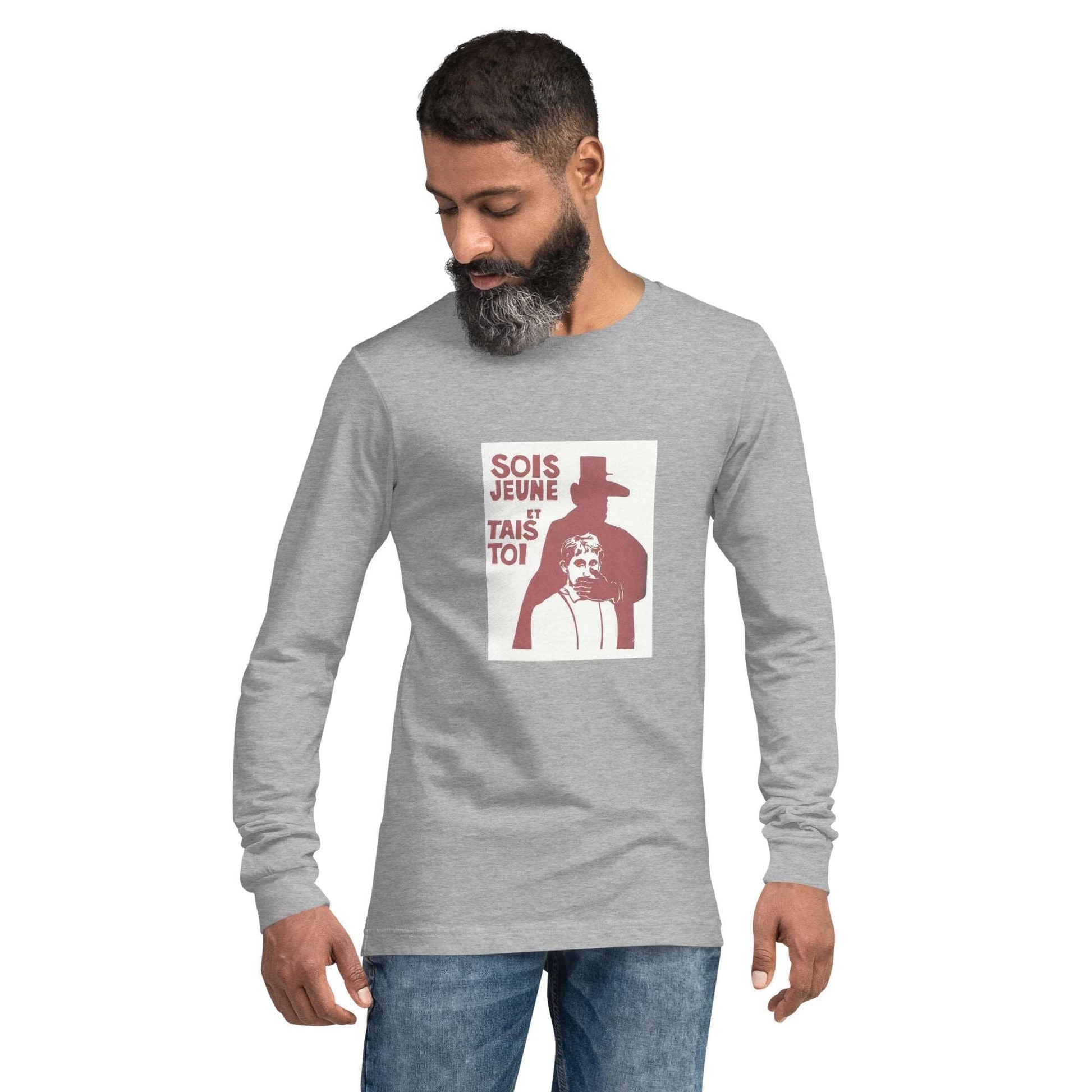 May 1968 Be Young and Shut Up - Unisex Long Sleeve Tee - Propaganda Department