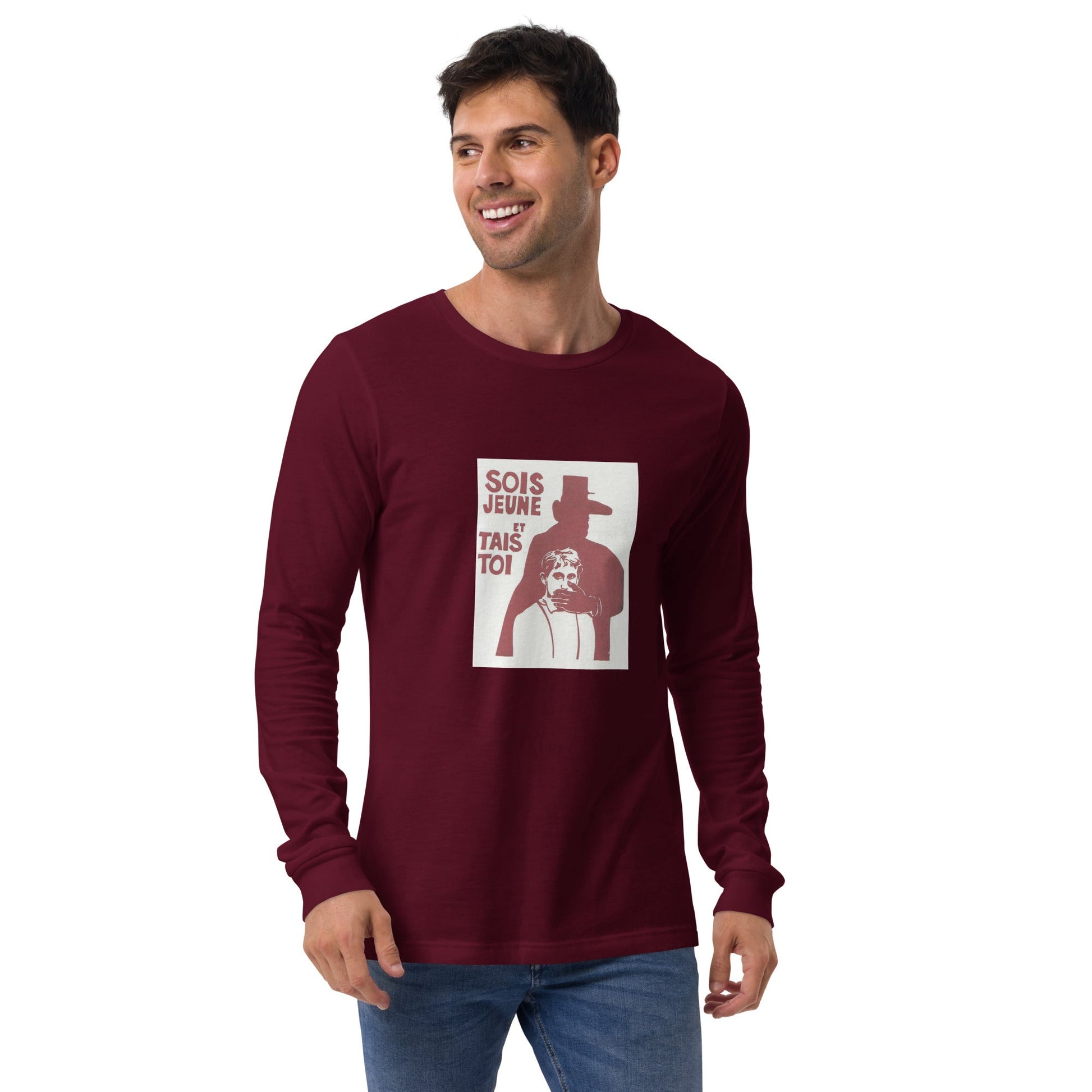 May 1968 Be Young and Shut Up - Unisex Long Sleeve Tee - Propaganda Department