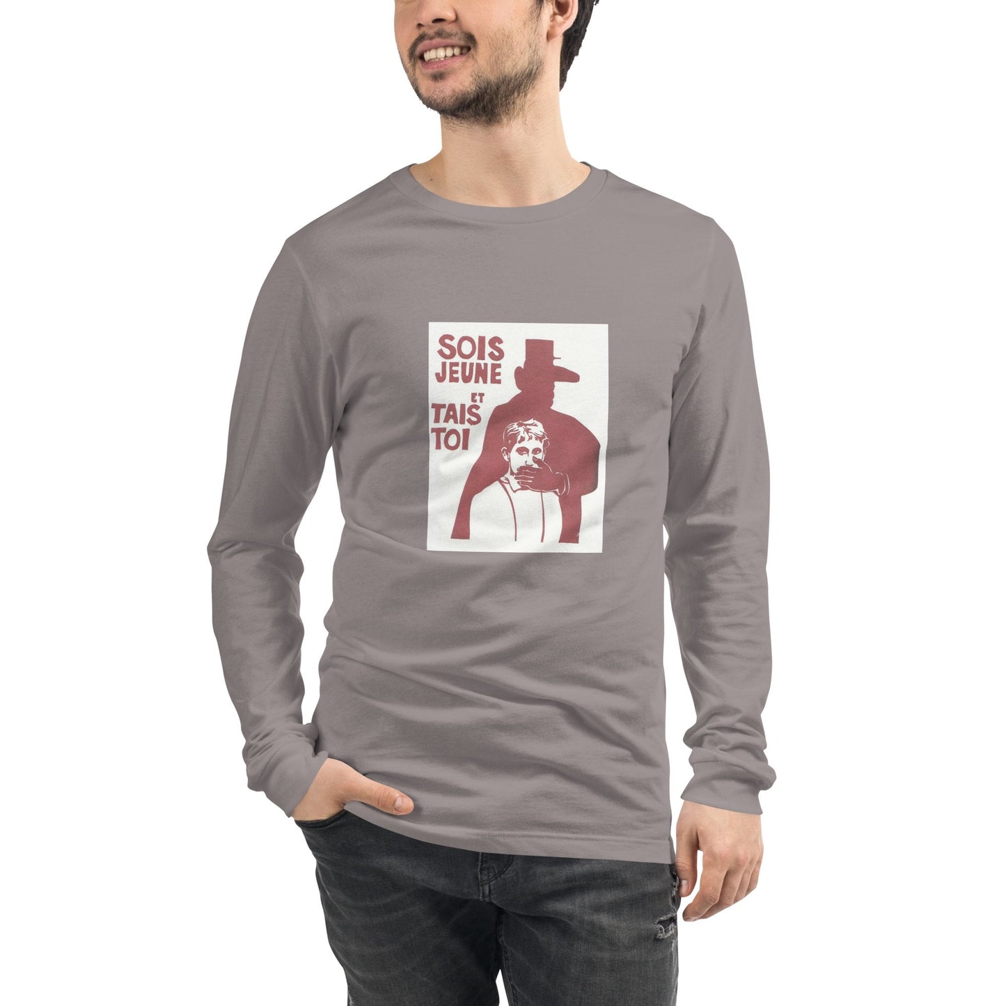 May 1968 Be Young and Shut Up - Unisex Long Sleeve Tee - Propaganda Department