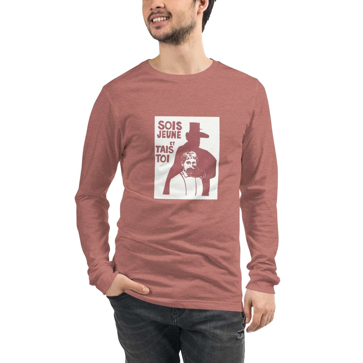 May 1968 Be Young and Shut Up - Unisex Long Sleeve Tee - Propaganda Department