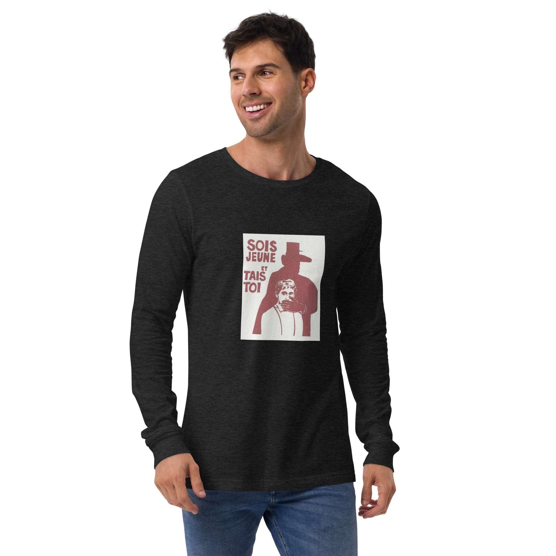 May 1968 Be Young and Shut Up - Unisex Long Sleeve Tee - Propaganda Department