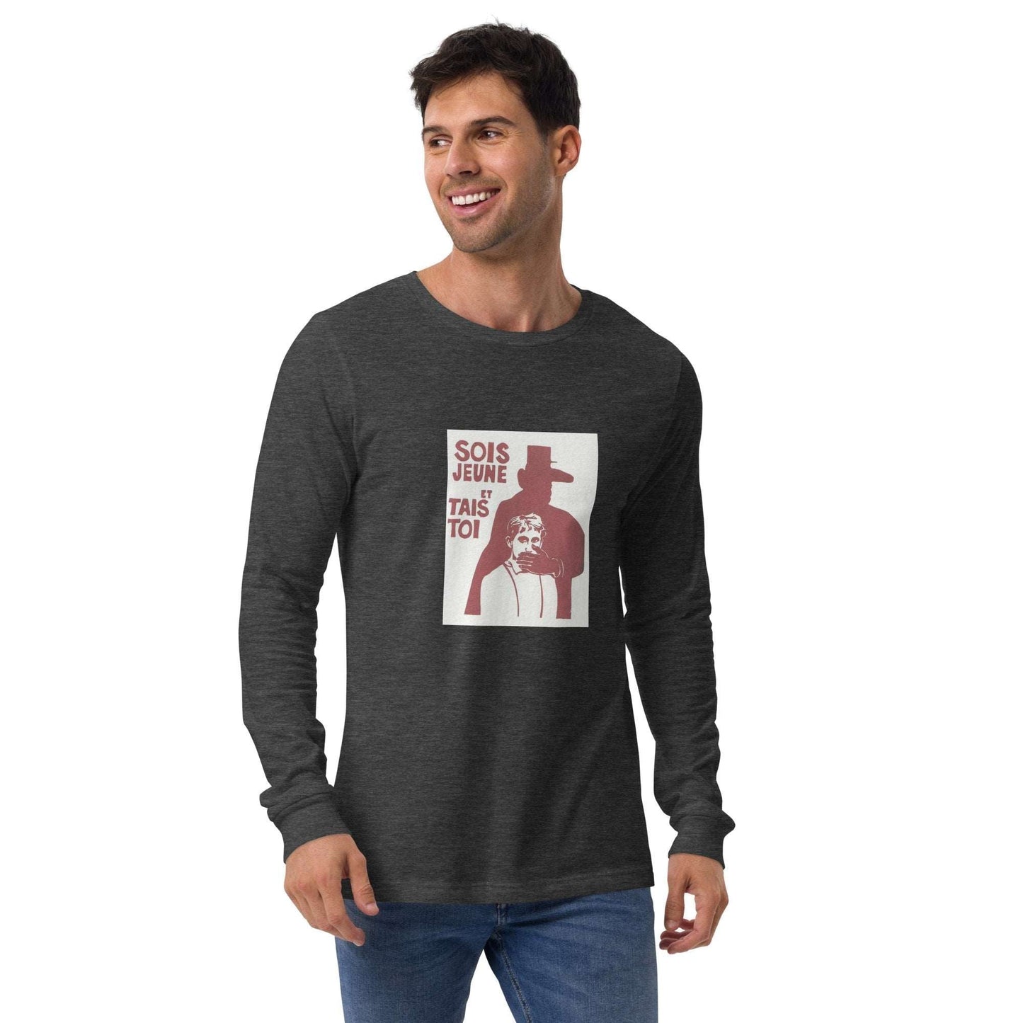 May 1968 Be Young and Shut Up - Unisex Long Sleeve Tee - Propaganda Department