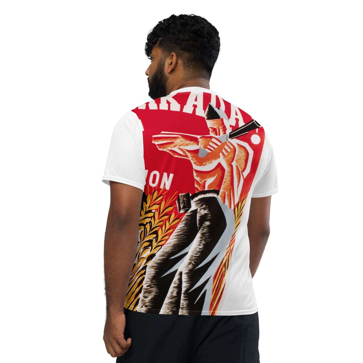 Camarada Anti - Fascist poster - Recycled unisex sports jersey - Propaganda Department