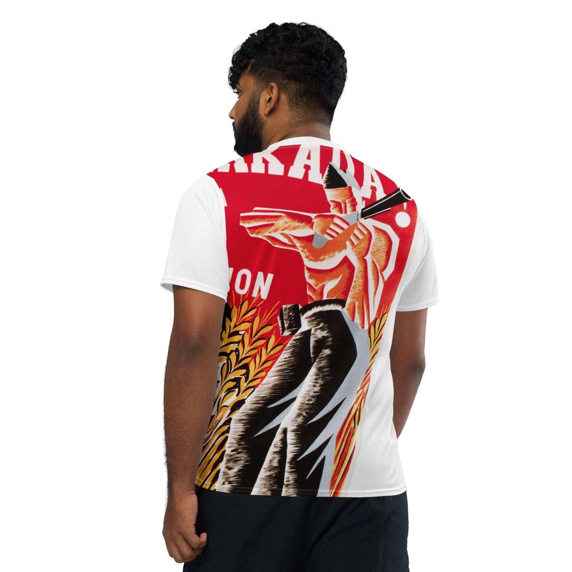 Camarada Anti - Fascist poster - Recycled unisex sports jersey - Propaganda Department