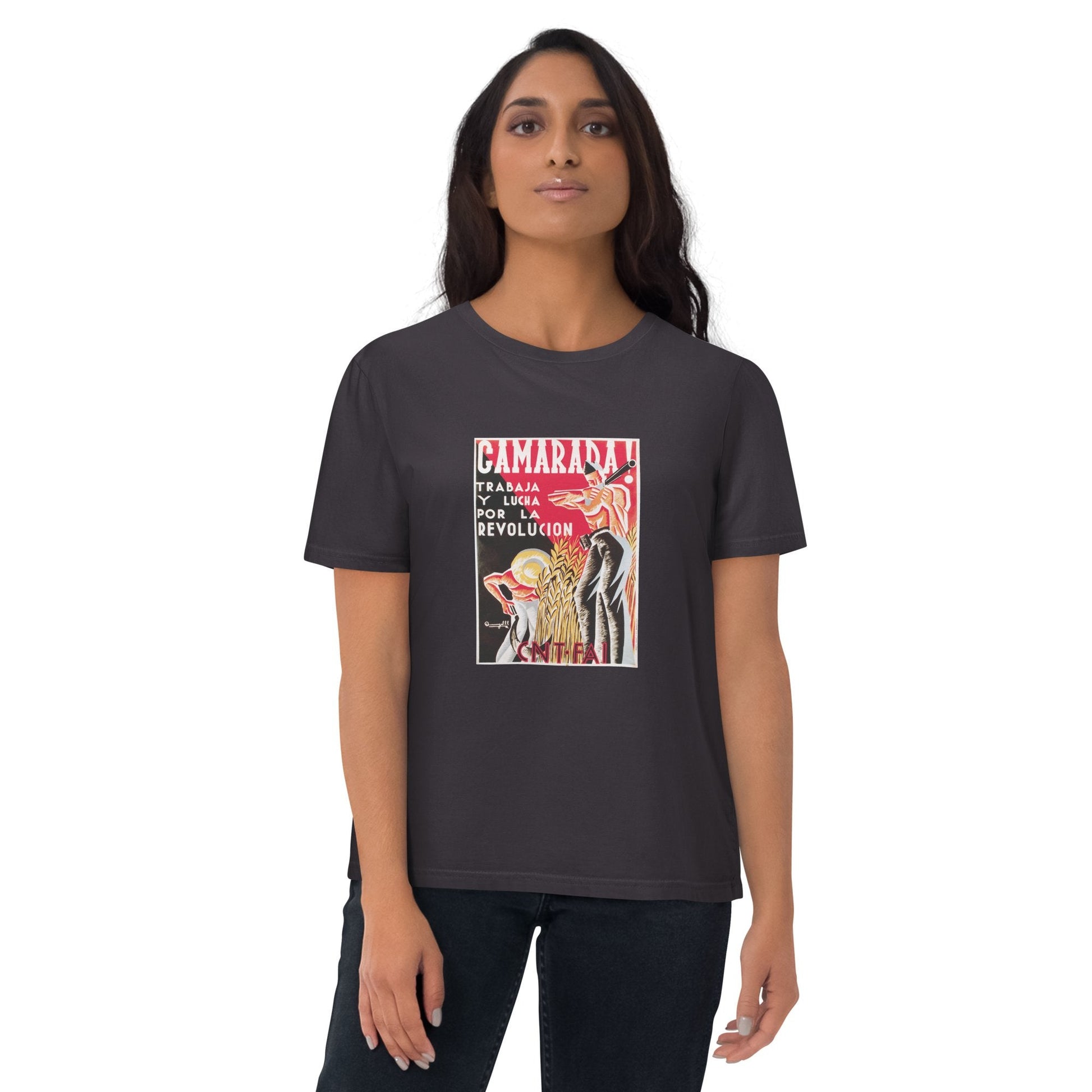 Camarada Anti - Fascist Poster Unisex organic cotton t-shirt - Propaganda Department