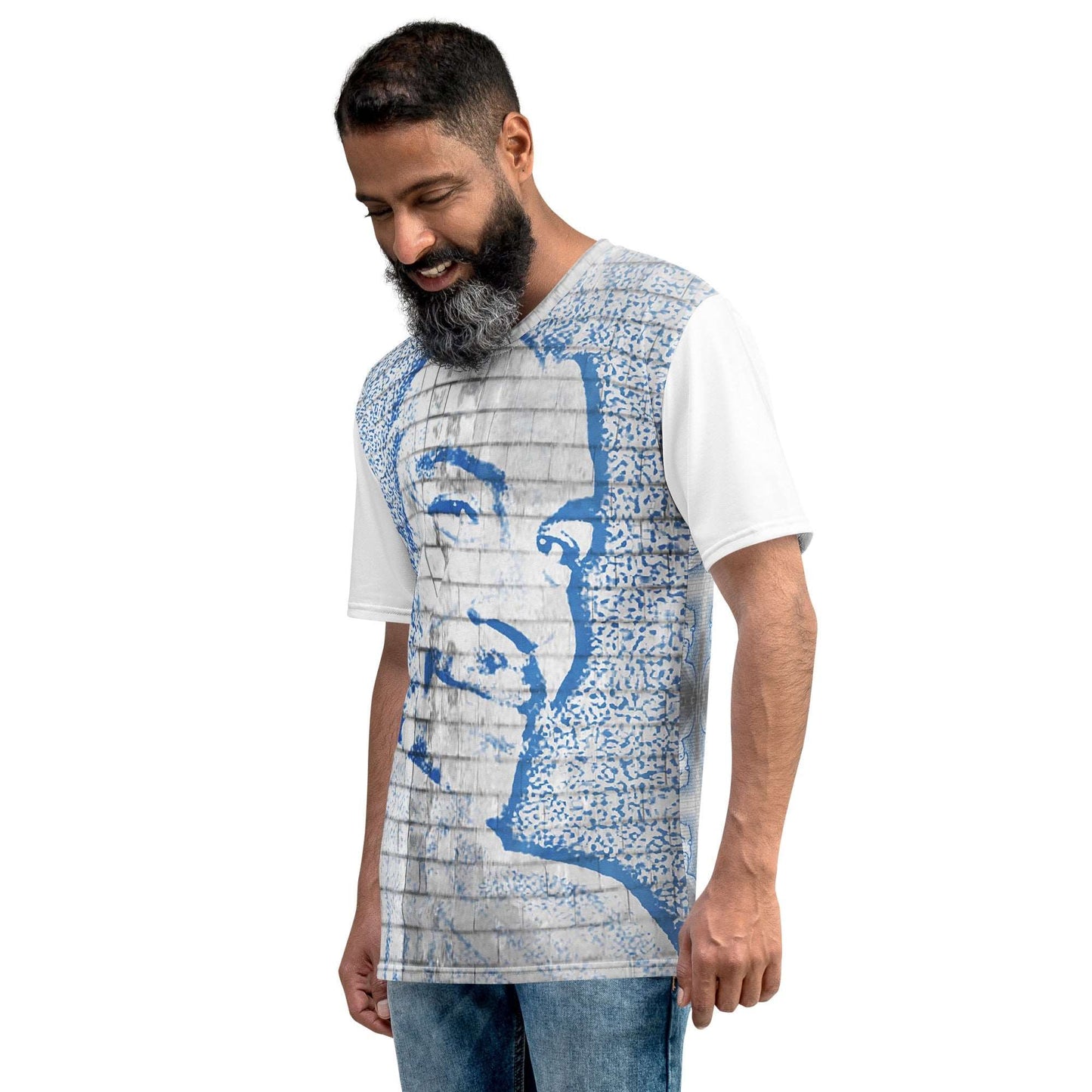 Che Guevara all-over print men's t-shirt, revolutionary icon portrait, Pen vs Sword