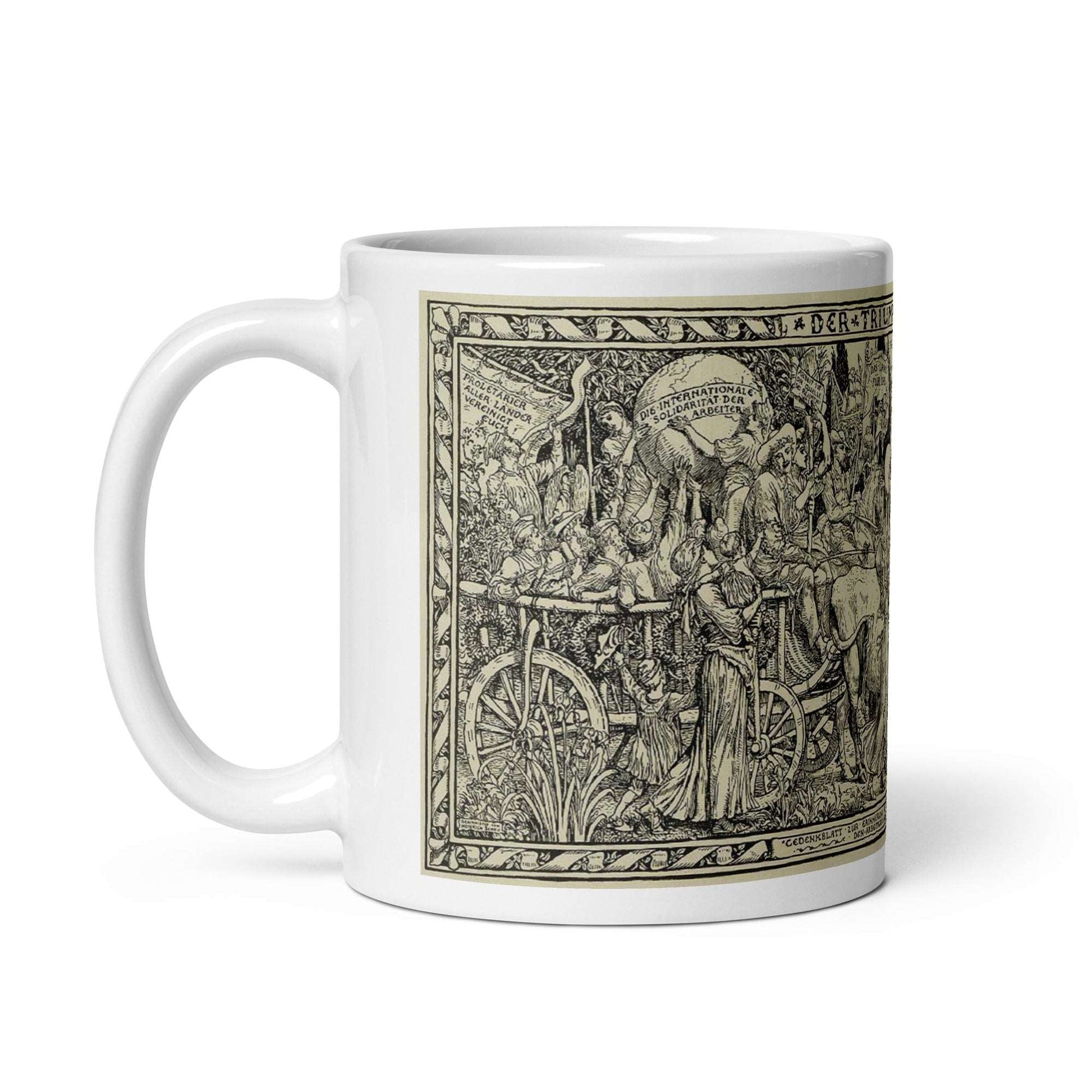 Walter Crane Der Triumph Labour Day Mug - Propaganda Department