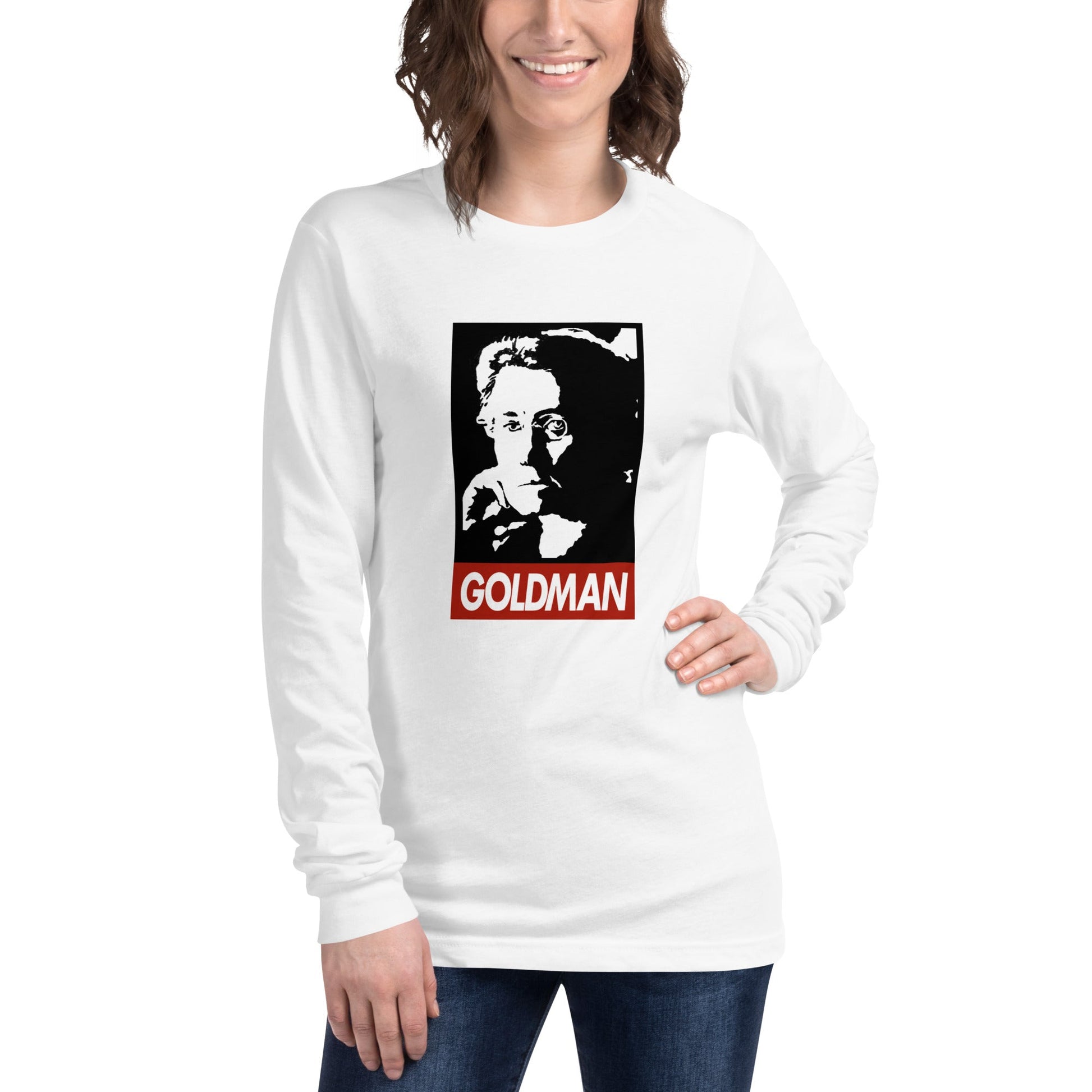 Emma Goldman - Unisex Long Sleeve Tee - Propaganda Department